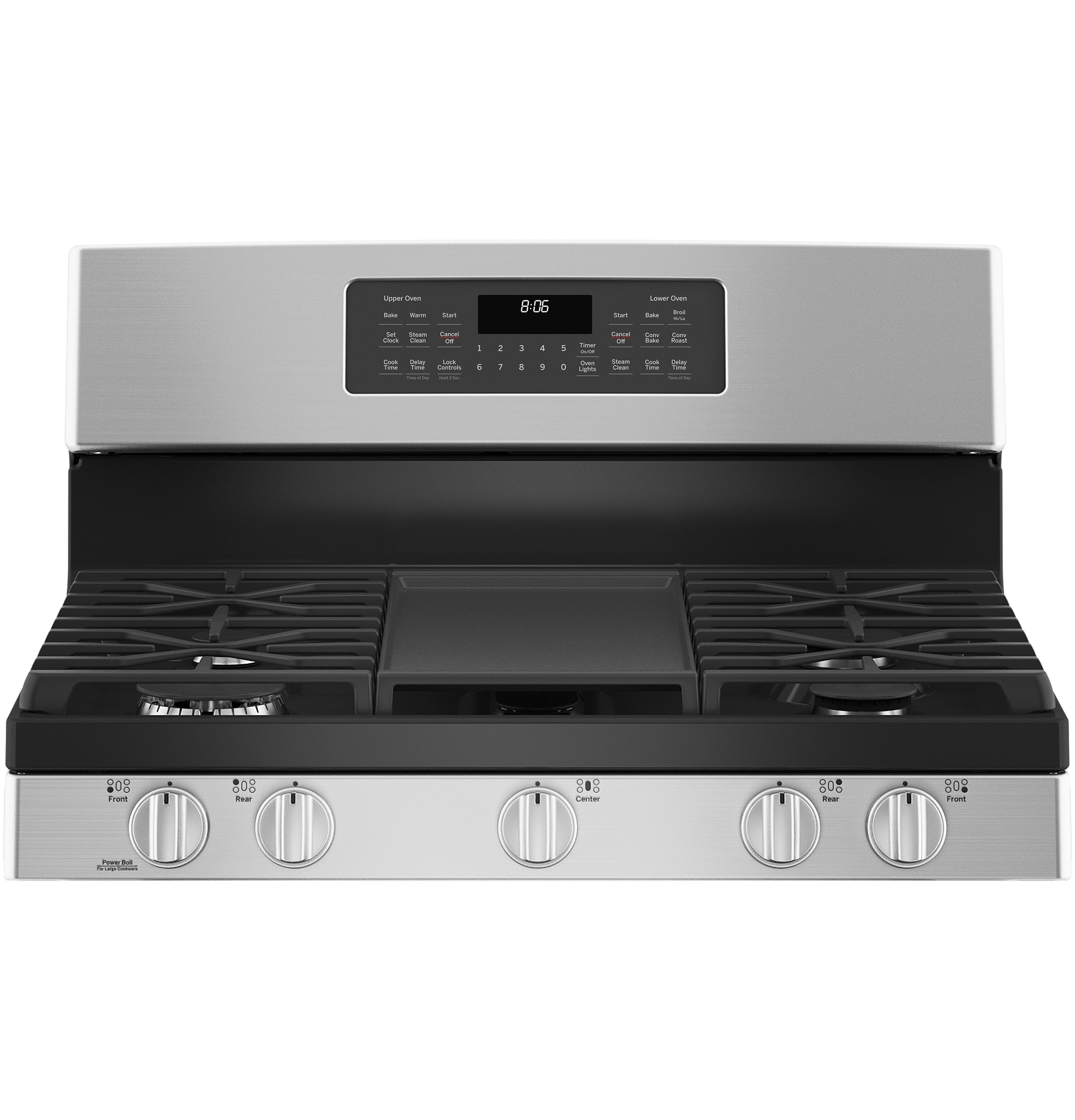 Model: JGBS86SPSS-D | GE GE® 30" Free-Standing Gas Double Oven Convection Range