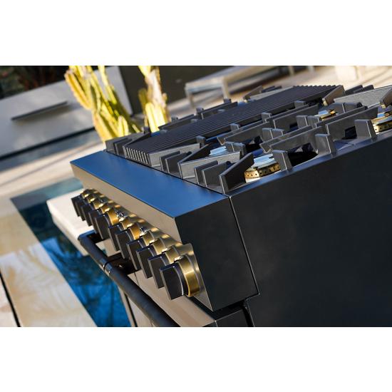 JennAir TANKMAN50 Smoke & Brass By JennAir® 48" DualFuel