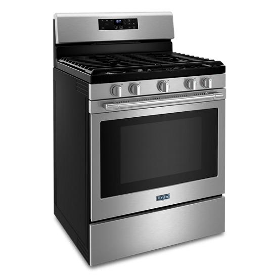 Maytag MGR7700LZ Gas Range with Air Fryer and Basket 5.0 cu. ft