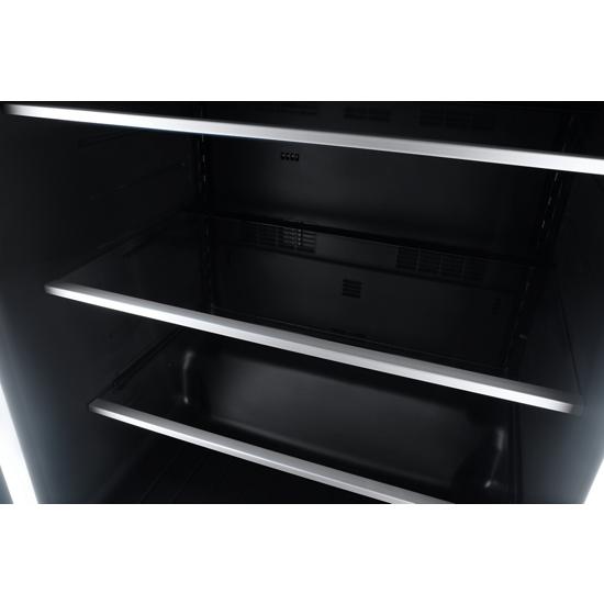 Model: JURFL242HM | Jenn-Air NOIR™ 24" Under Counter Solid Door Refrigerator, Left Swing