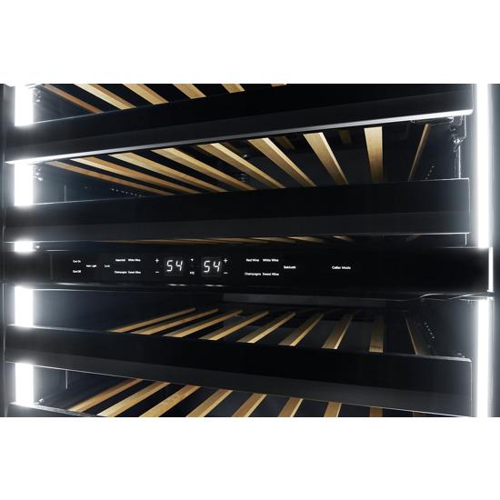 Model: JUWFL242HL | Jenn-Air RISE™ 24" Built-In Undercounter Wine Cellar - Left Swing