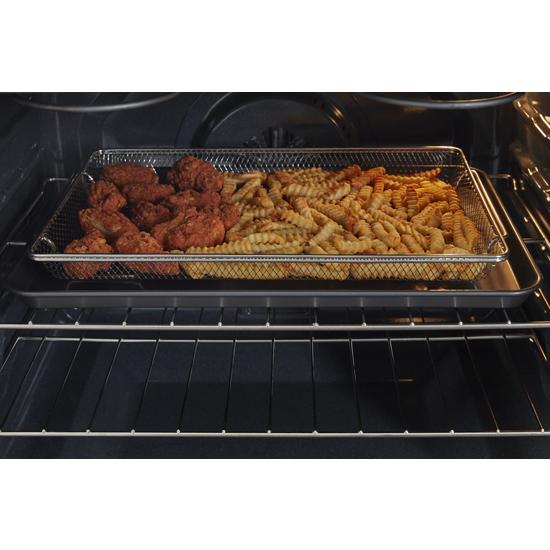 Maytag MER7700LZ Electric Range with Air Fryer and Basket 5.3 cu
