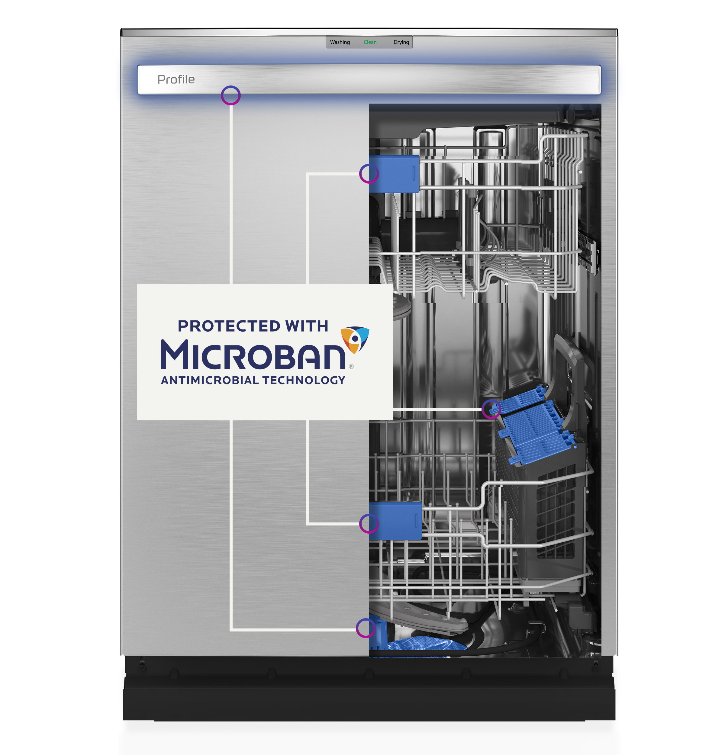 Model: PDT755SYRFSSD | GE Profile GE Profile™ ENERGY STAR® UltraFresh System Dishwasher with Stainless Steel Interior