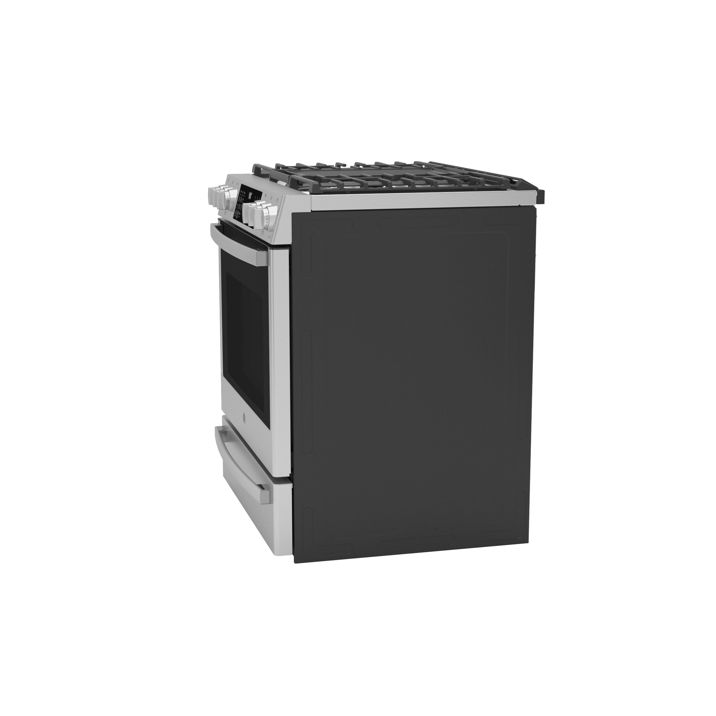 Model: PGS930YPFS | GE Profile GE Profile™ 30" Smart Slide-In Front-Control Gas Fingerprint Resistant Range with No Preheat Air Fry