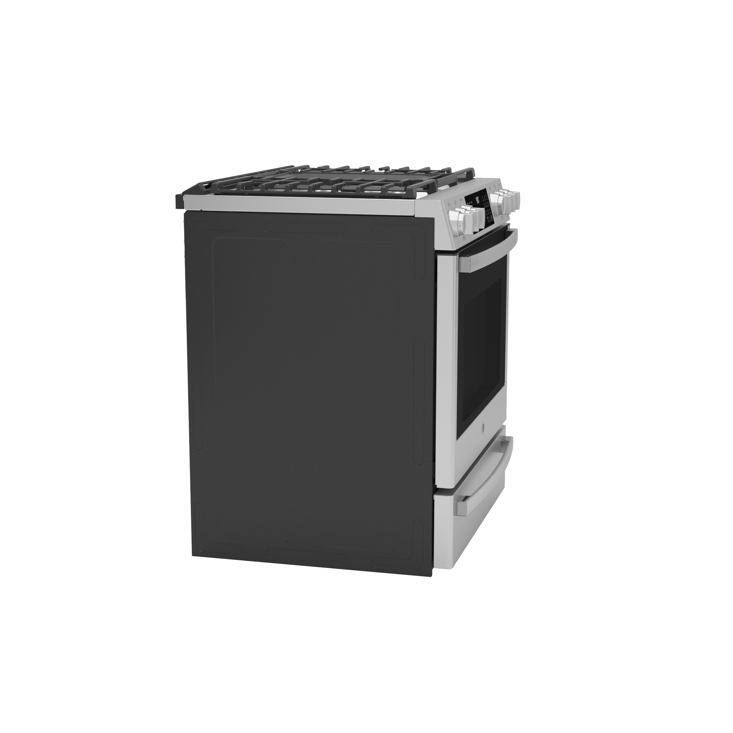Model: PGS930YPFS | GE Profile GE Profile™ 30" Smart Slide-In Front-Control Gas Fingerprint Resistant Range with No Preheat Air Fry