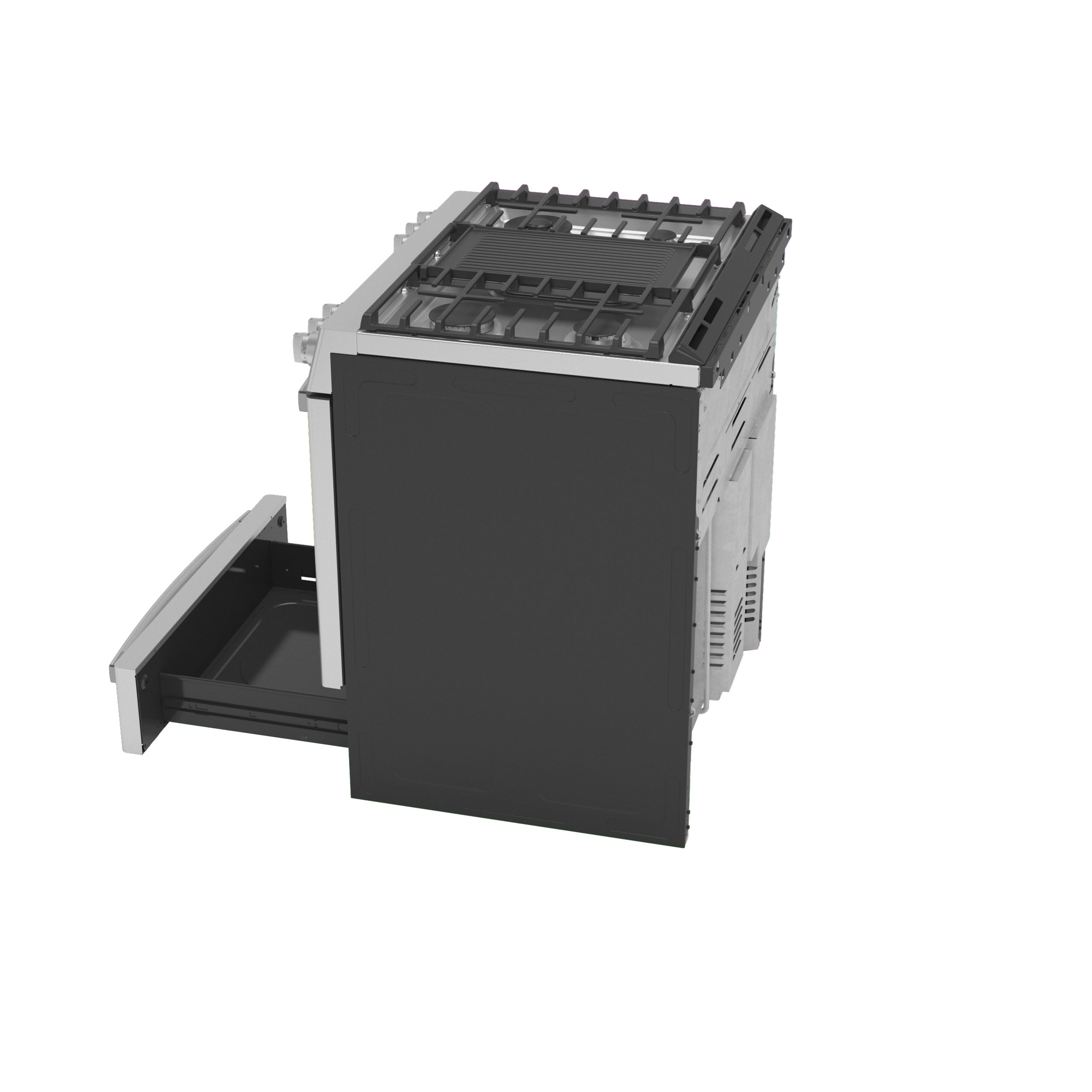 Model: PGS930YPFS | GE Profile GE Profile™ 30" Smart Slide-In Front-Control Gas Fingerprint Resistant Range with No Preheat Air Fry