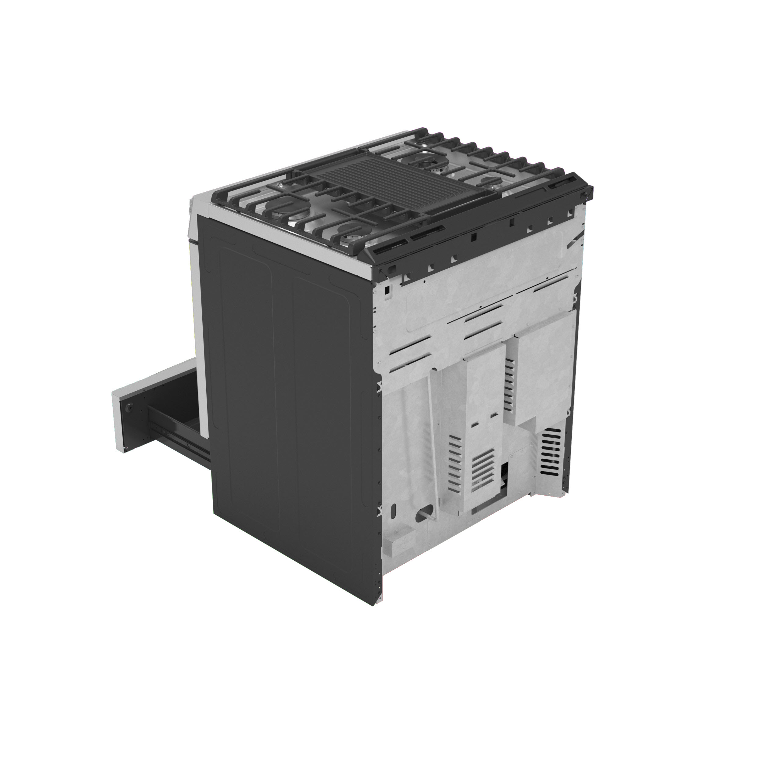 Model: PGS930YPFS | GE Profile GE Profile™ 30" Smart Slide-In Front-Control Gas Fingerprint Resistant Range with No Preheat Air Fry
