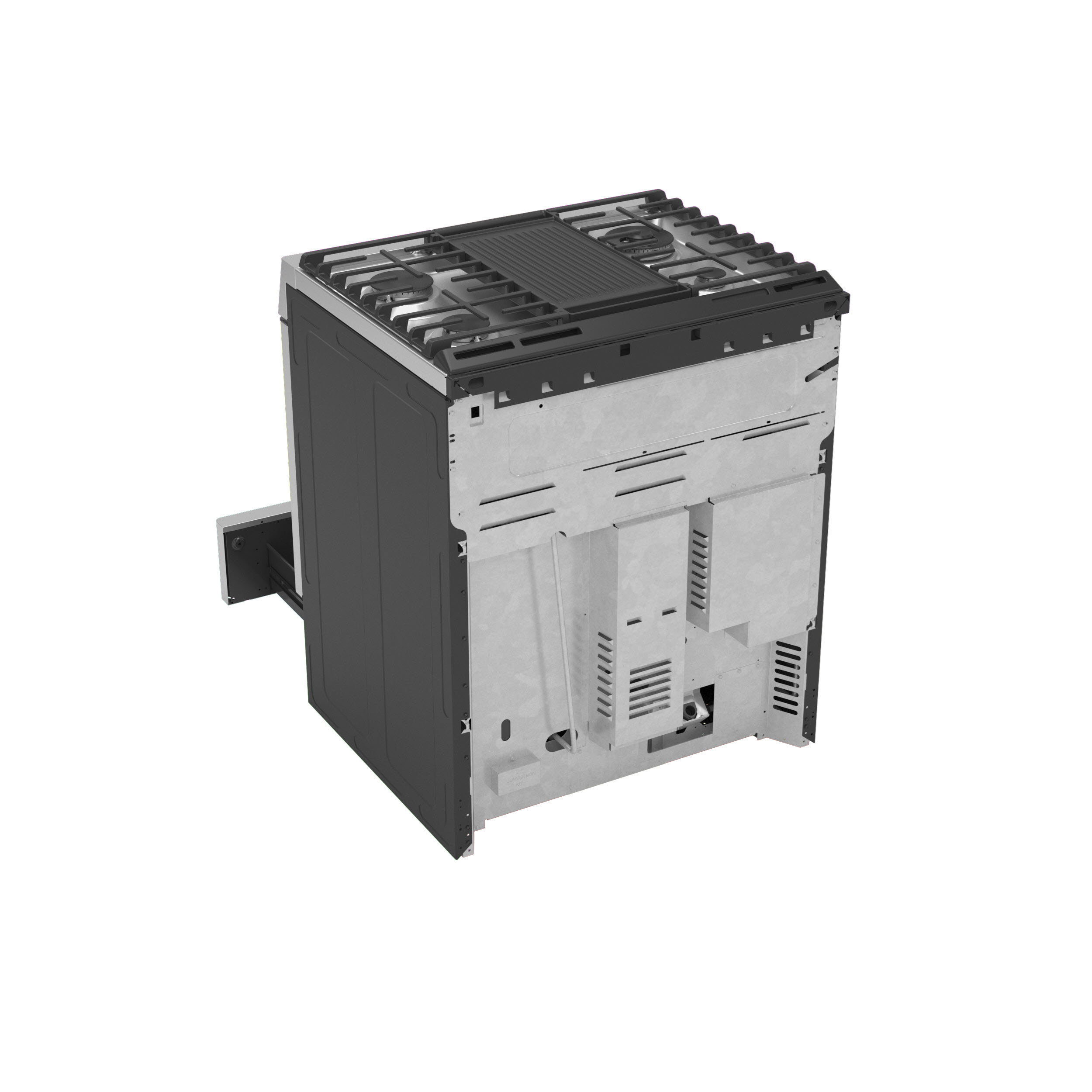 Model: PGS930YPFS | GE Profile GE Profile™ 30" Smart Slide-In Front-Control Gas Fingerprint Resistant Range with No Preheat Air Fry