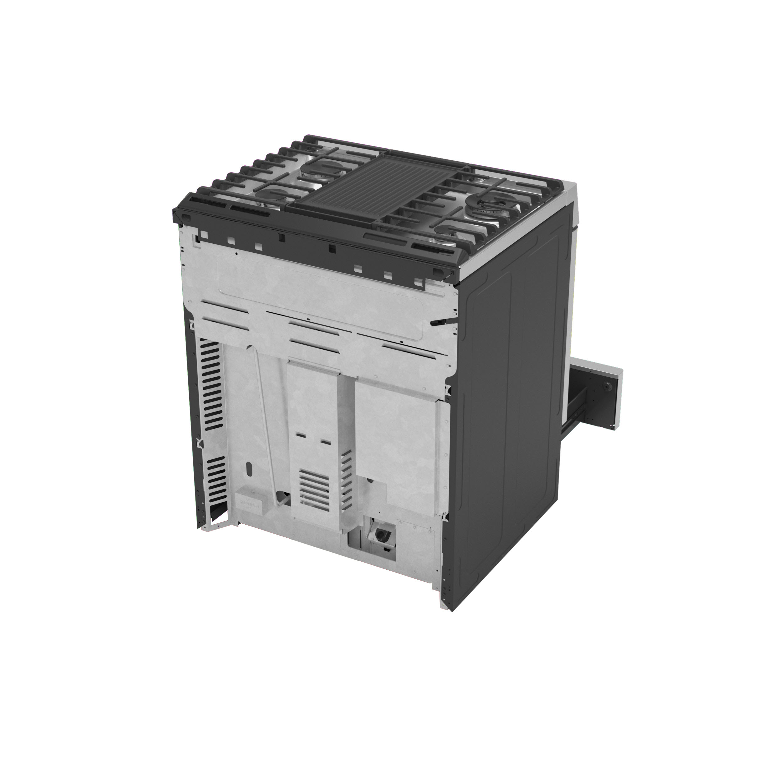 Model: PGS930YPFS | GE Profile GE Profile™ 30" Smart Slide-In Front-Control Gas Fingerprint Resistant Range with No Preheat Air Fry