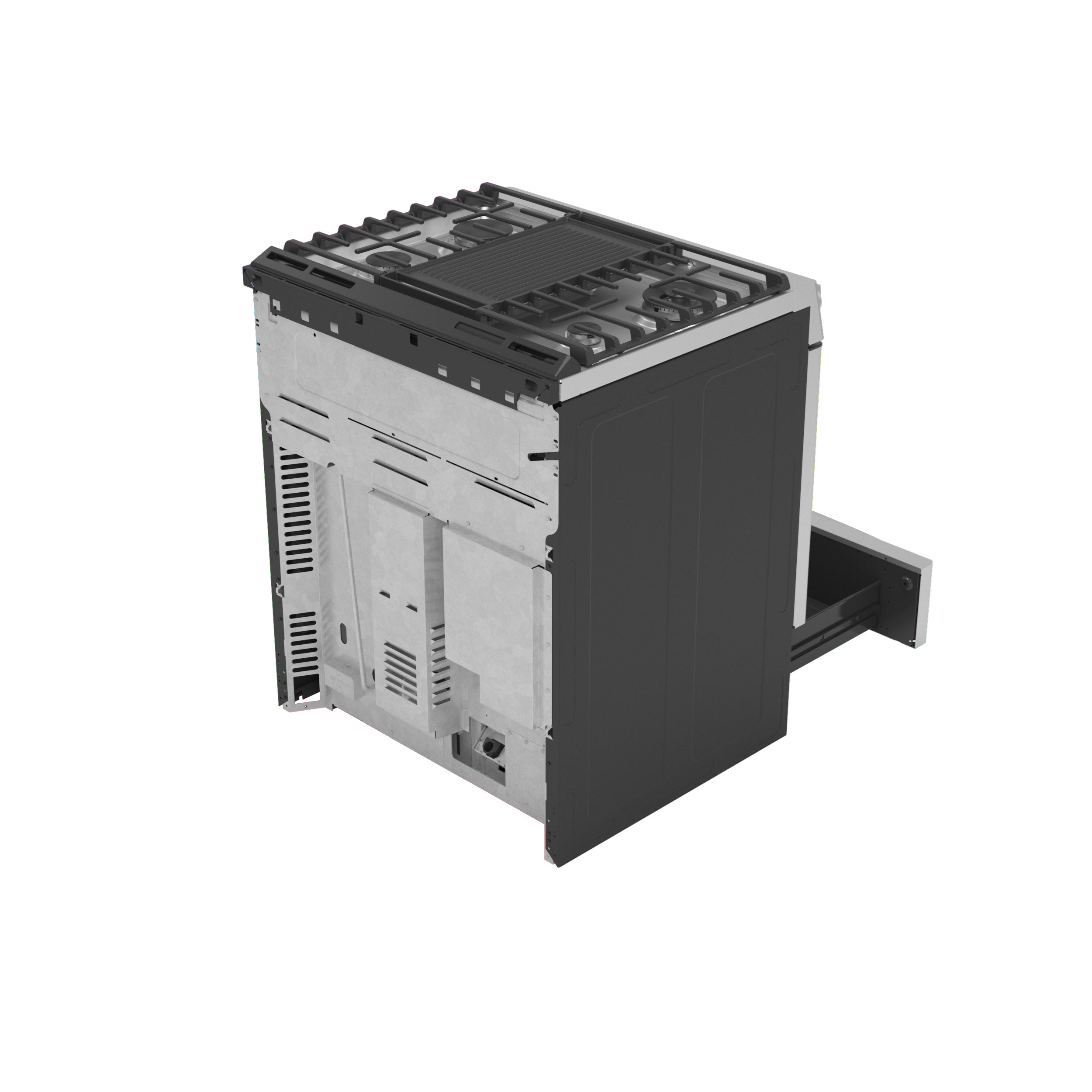 Model: PGS930YPFS | GE Profile GE Profile™ 30" Smart Slide-In Front-Control Gas Fingerprint Resistant Range with No Preheat Air Fry