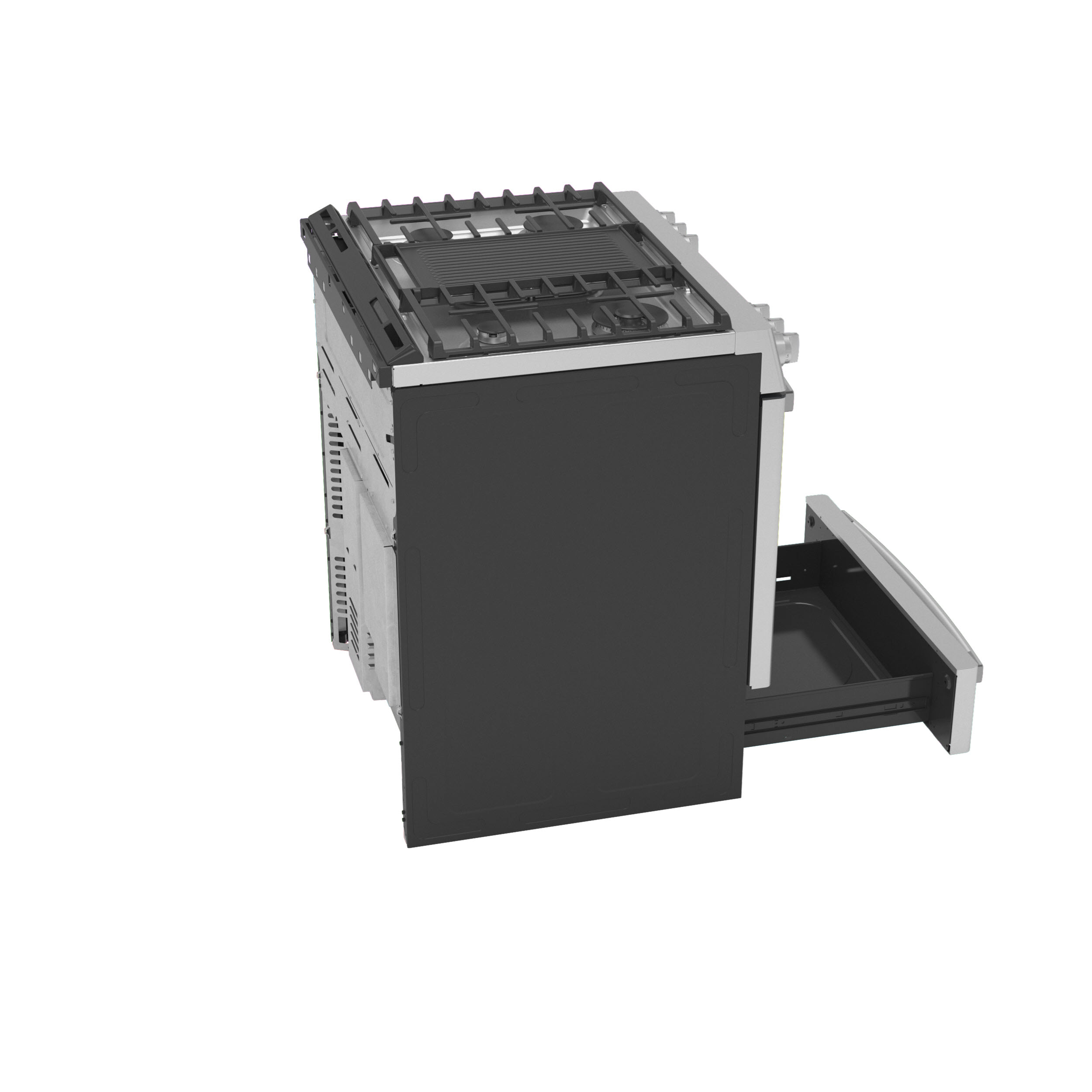 Model: PGS930YPFS | GE Profile GE Profile™ 30" Smart Slide-In Front-Control Gas Fingerprint Resistant Range with No Preheat Air Fry