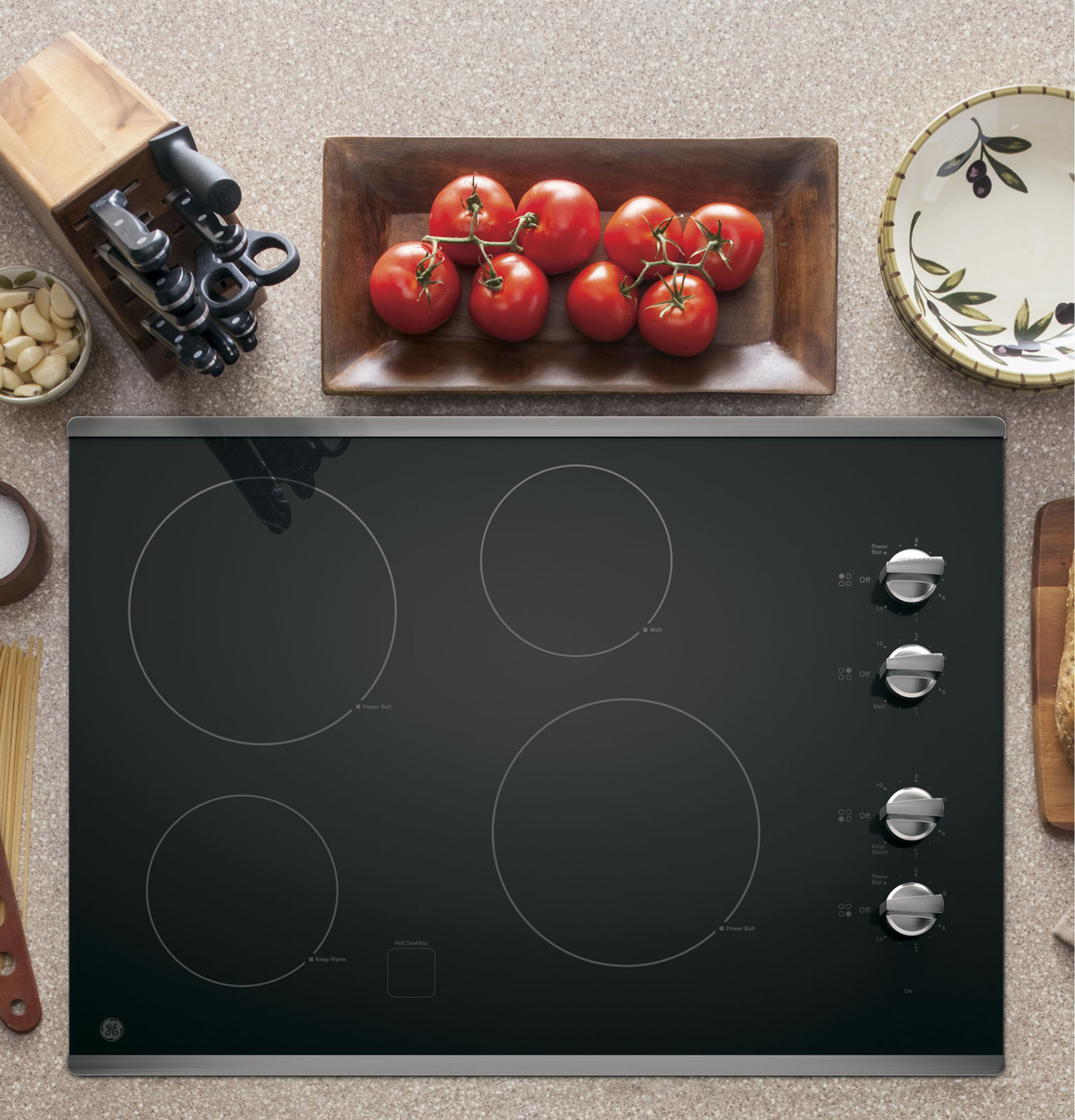 GE - JP3030SJSS - GE® 30 Built-In Knob Control Electric Cooktop-JP3030SJSS  | Home Appliance Company