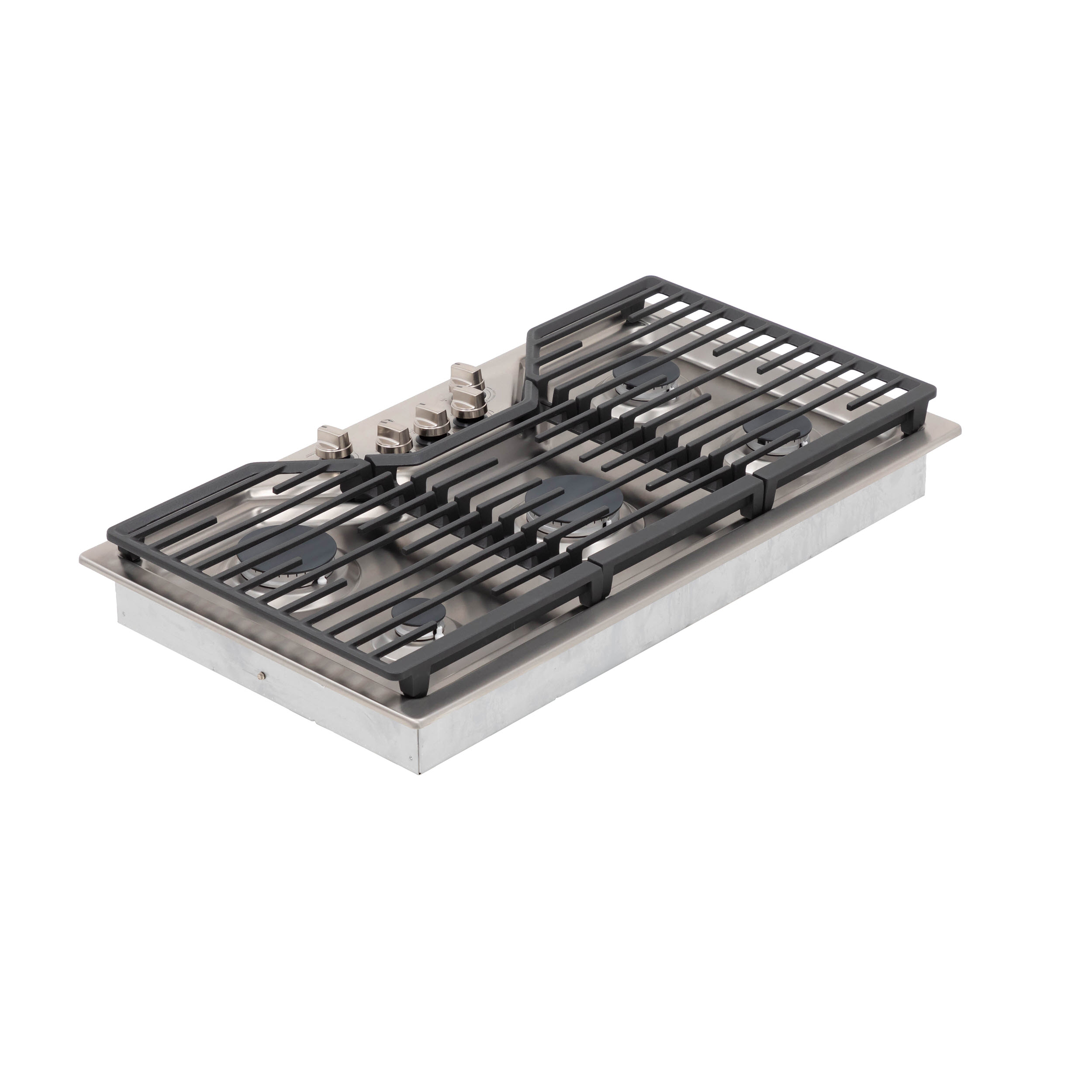 GE JGP5036SLSS GE® 36" BuiltIn Gas Cooktop with 5 Burners and Dishwasher Safe Grates