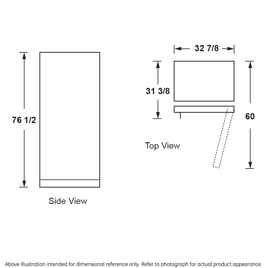Model: FUF21SMRWW - S/D | GE GE® 21.3 Cu. Ft. Frost-Free Garage Ready Upright Freezer