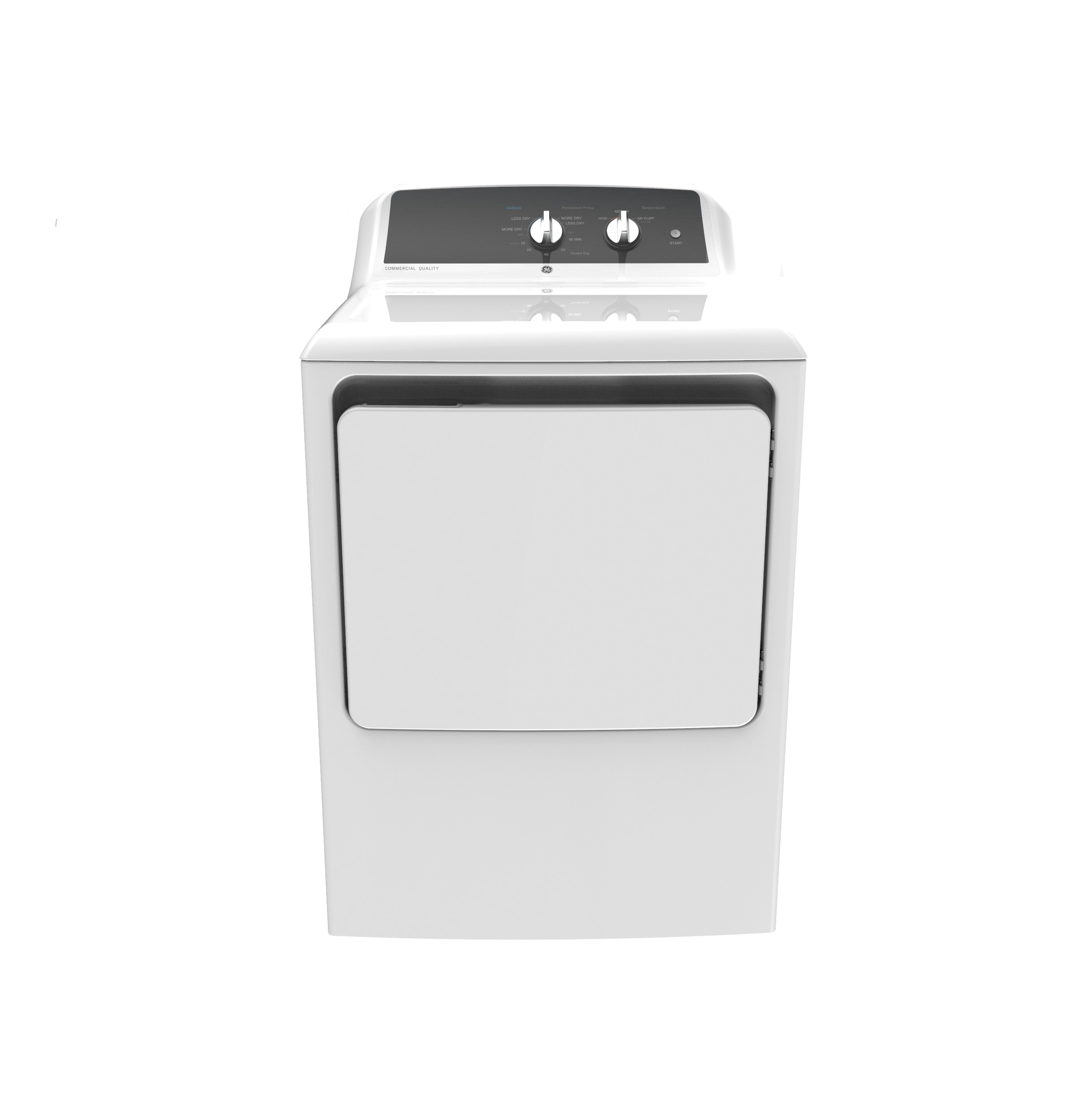 Model: GTX52EASPWB-Used | GE GE® 6.2 cu. ft. Capacity aluminized alloy drum Electric Dryer