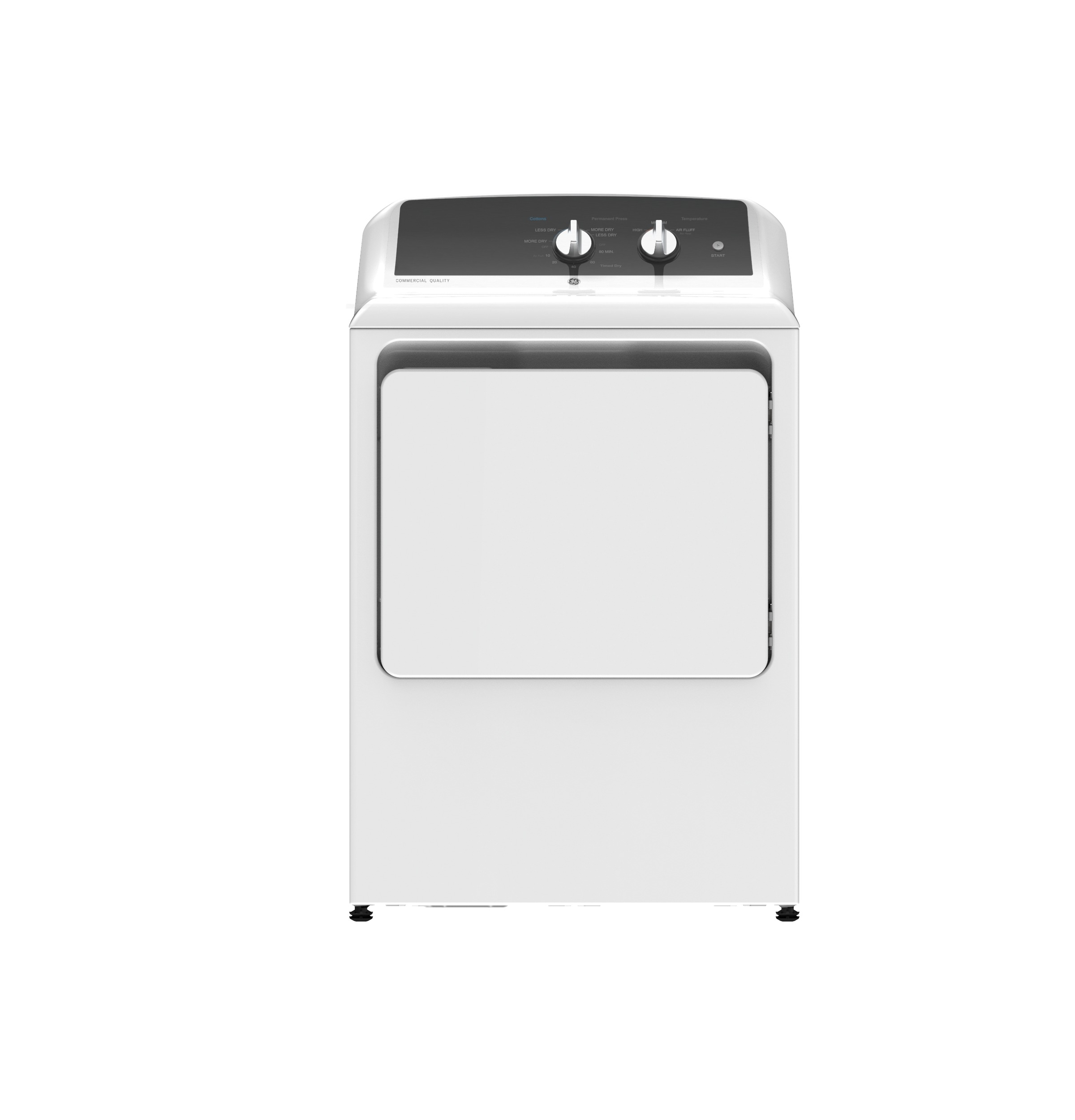 Model: GTX52EASPWB-Used | GE GE® 6.2 cu. ft. Capacity aluminized alloy drum Electric Dryer