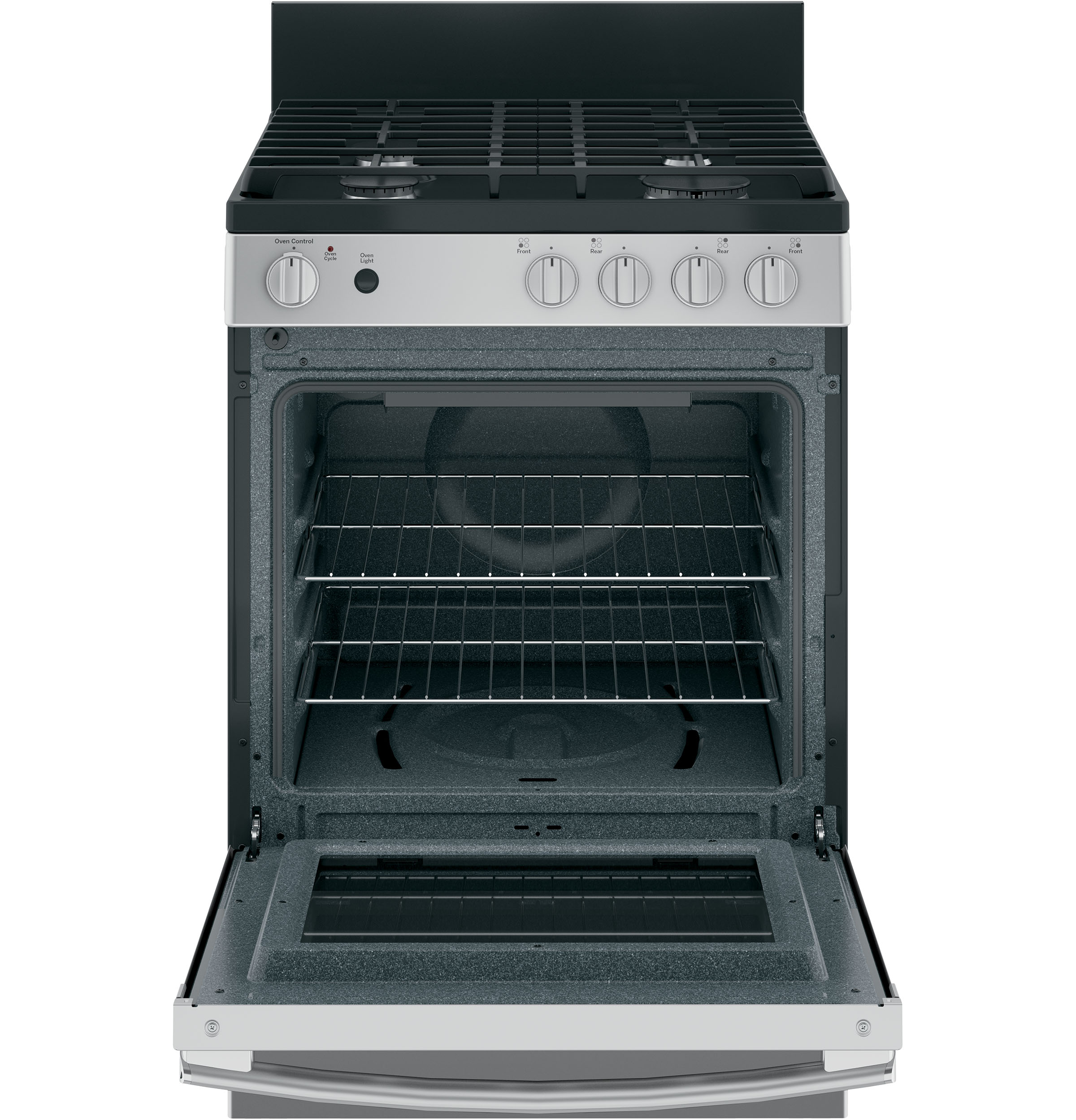 GE JGAS640RMSS GE® 24" Steam Clean FreeStanding/Slidein Gas Range