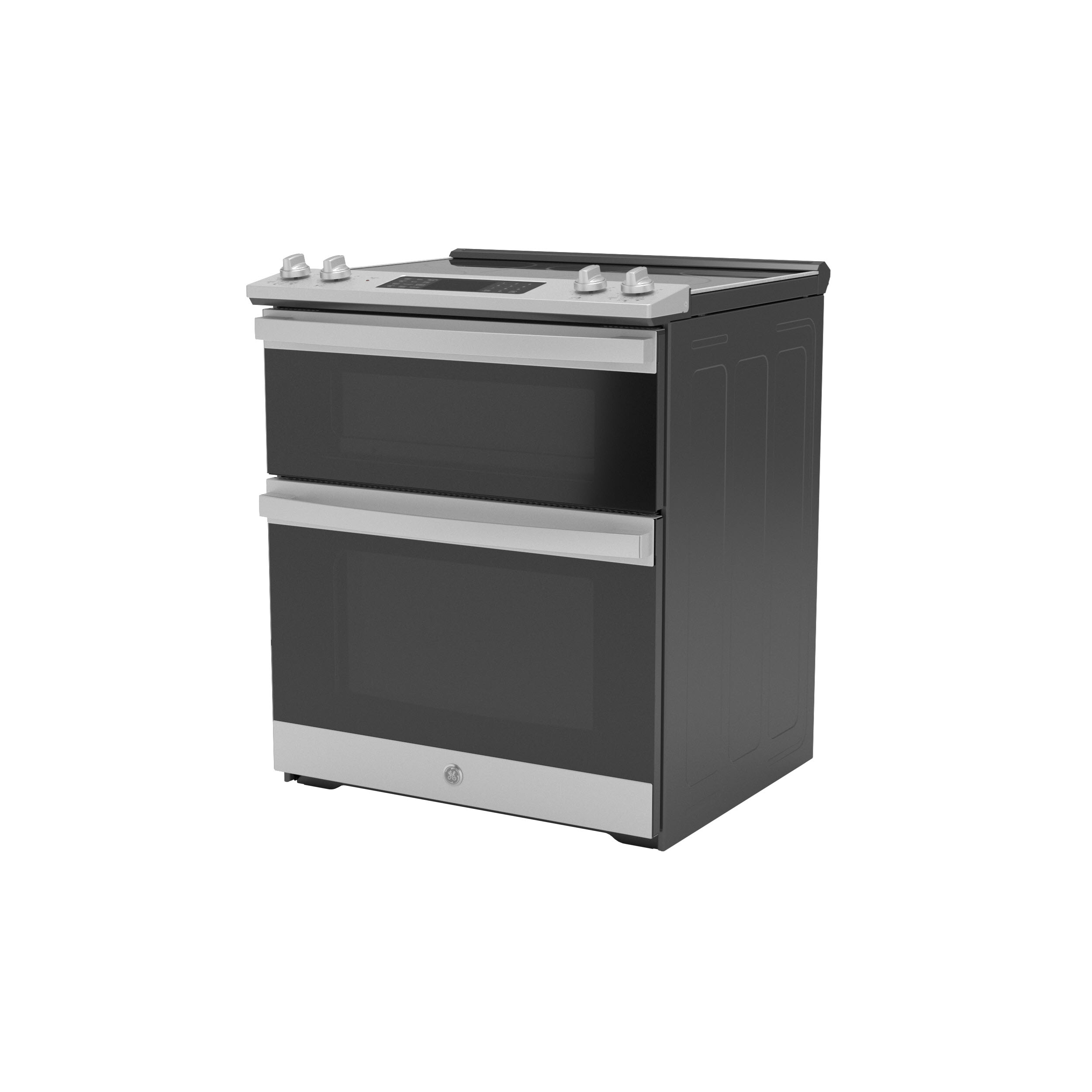 GE JSS86SPSS GE® 30" SlideIn Electric Convection Double Oven Range Charlotte Appliance in