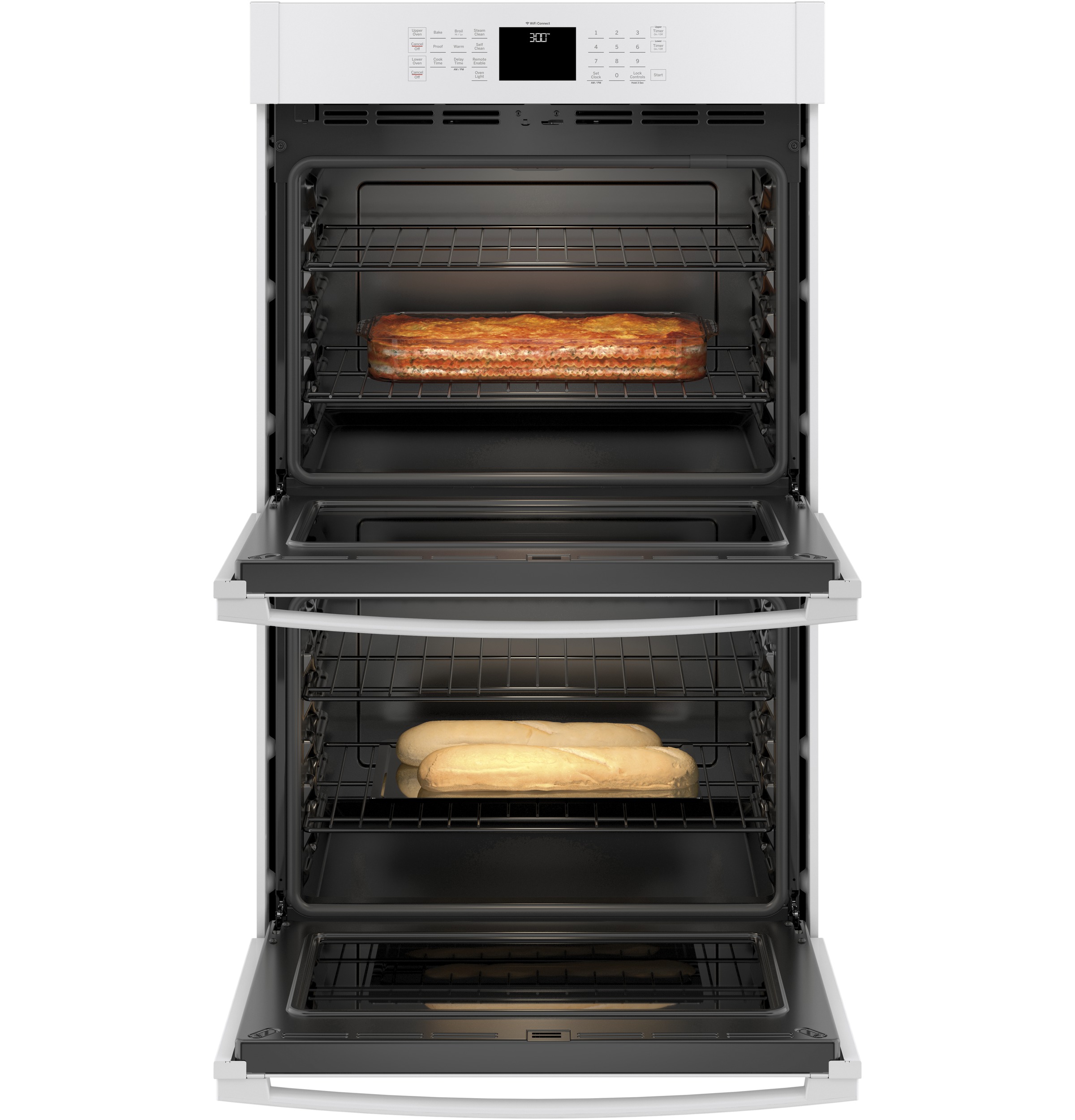 GE JTD3000DNWW GE® 30" Smart BuiltIn SelfClean Double Wall Oven