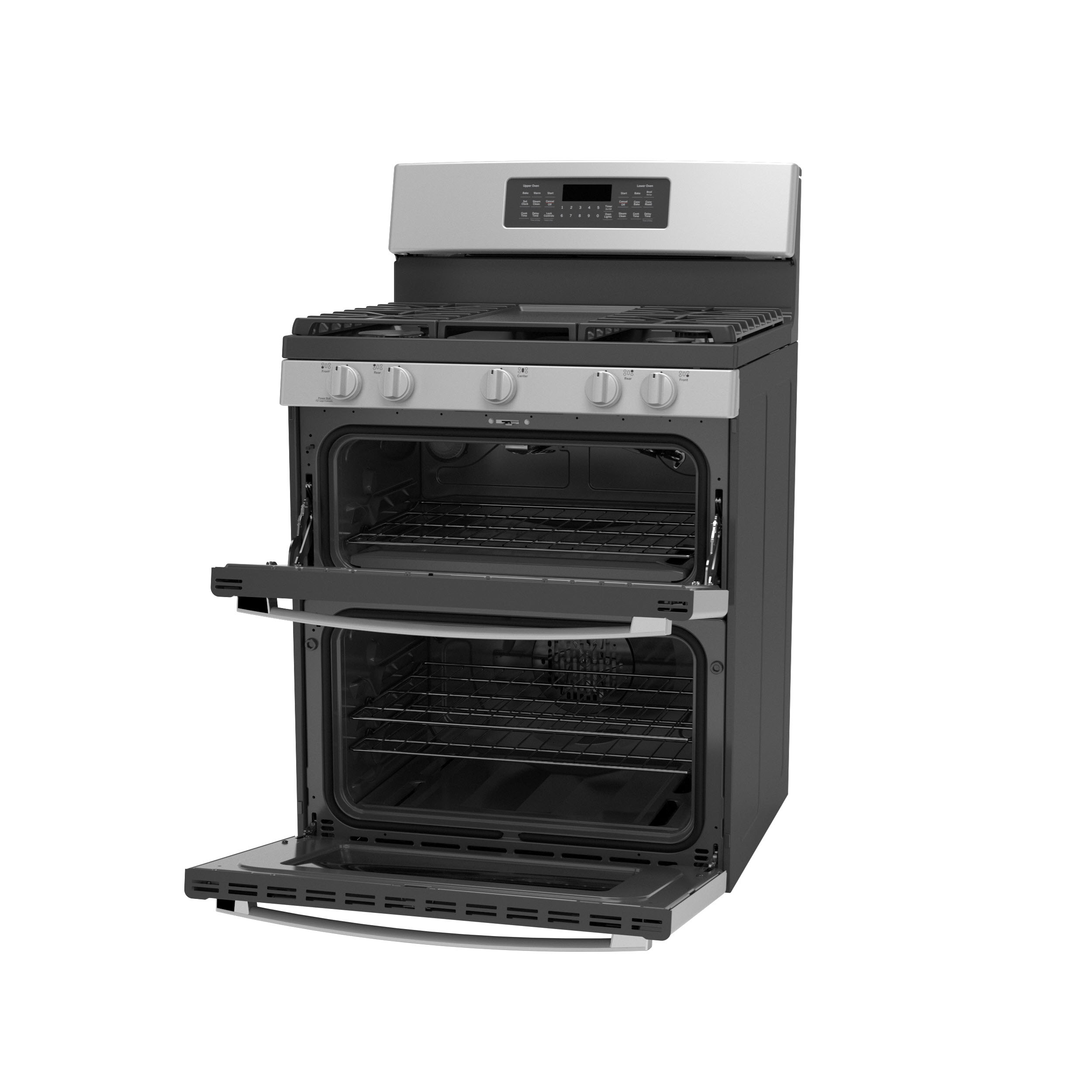 Model: JGBS86SPSS-D | GE GE® 30" Free-Standing Gas Double Oven Convection Range