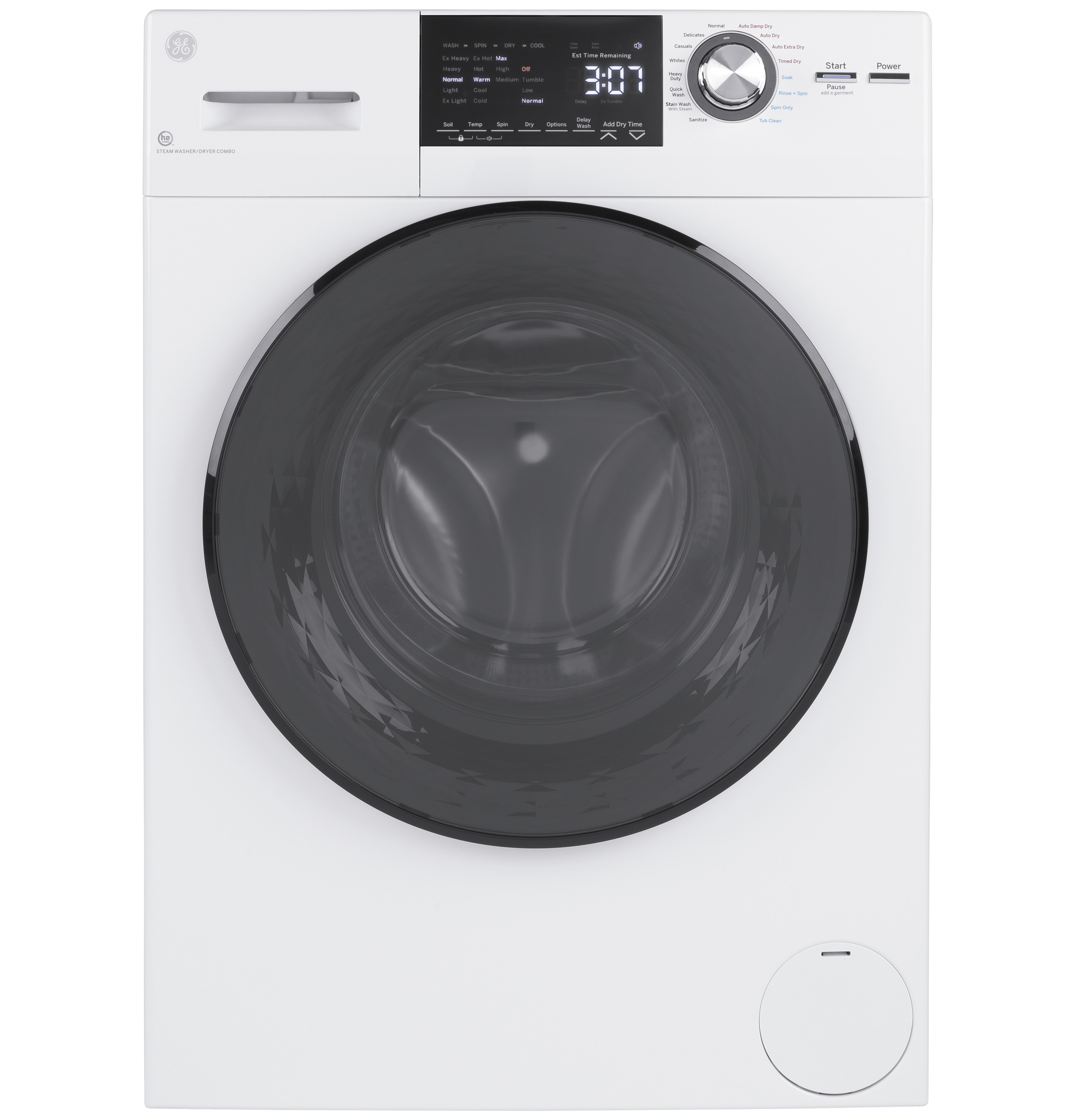 GE GFQ14ESSNWW GE® 24" 2.4 cu. ft.Capacity Front Load Washer