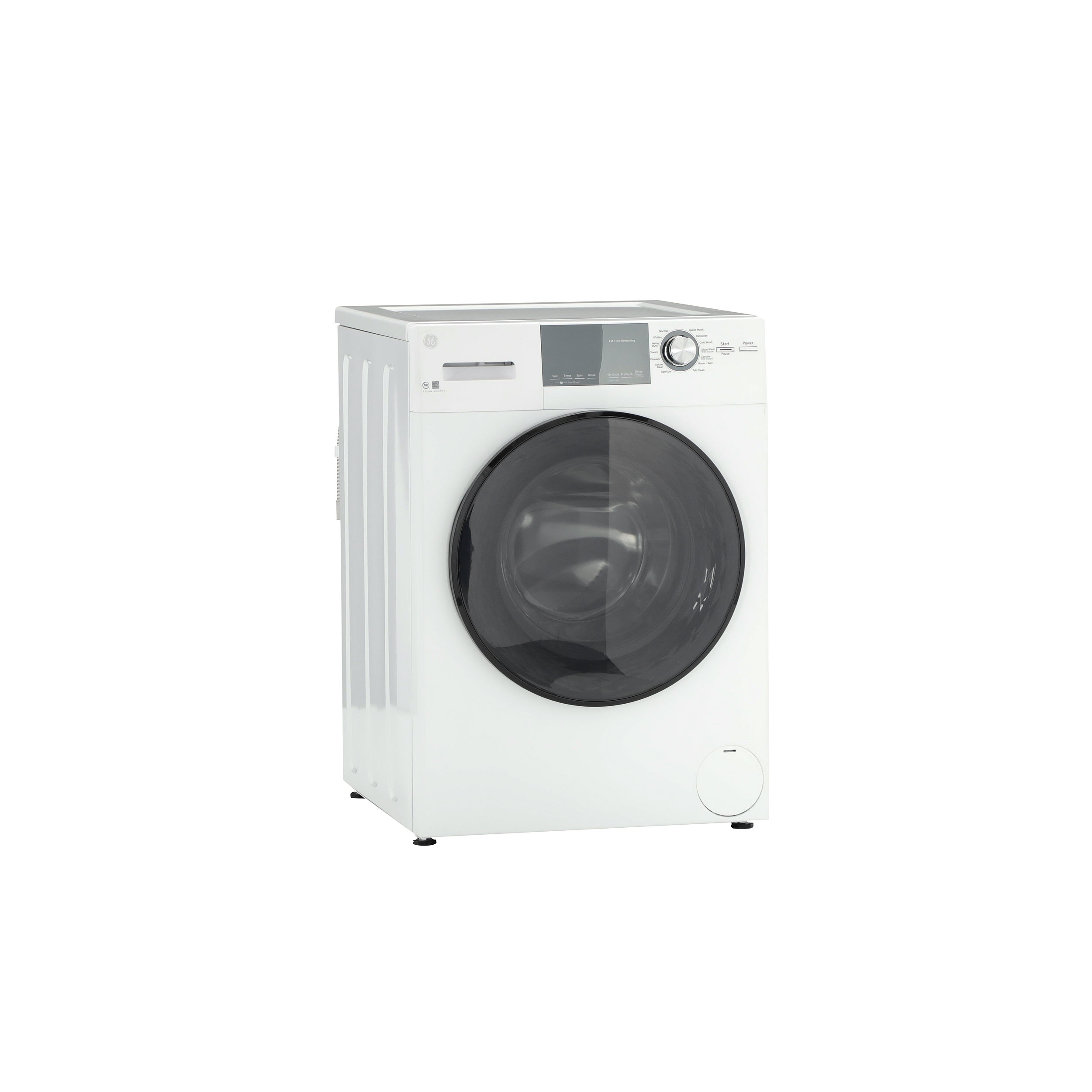 GE GFQ14ESSNWW 24 Electric Front Load Washer Dryer Combo with 2.4 Cu. ft. Capacity, 14 Cycles, Electronic Touch, in White