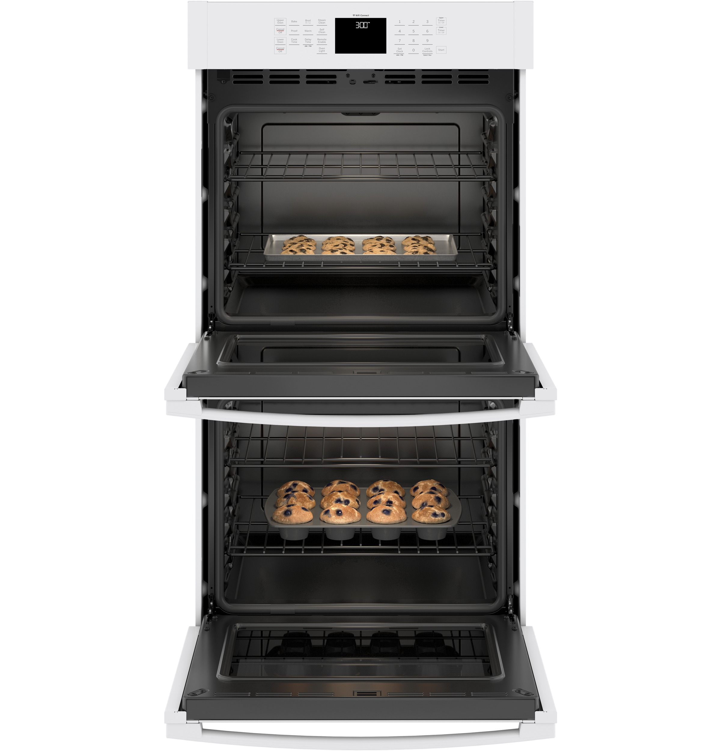 GE JKD3000DNWW GE® 27" Smart BuiltIn Double Wall Oven GE JKD3000DNWW Double Wall Oven