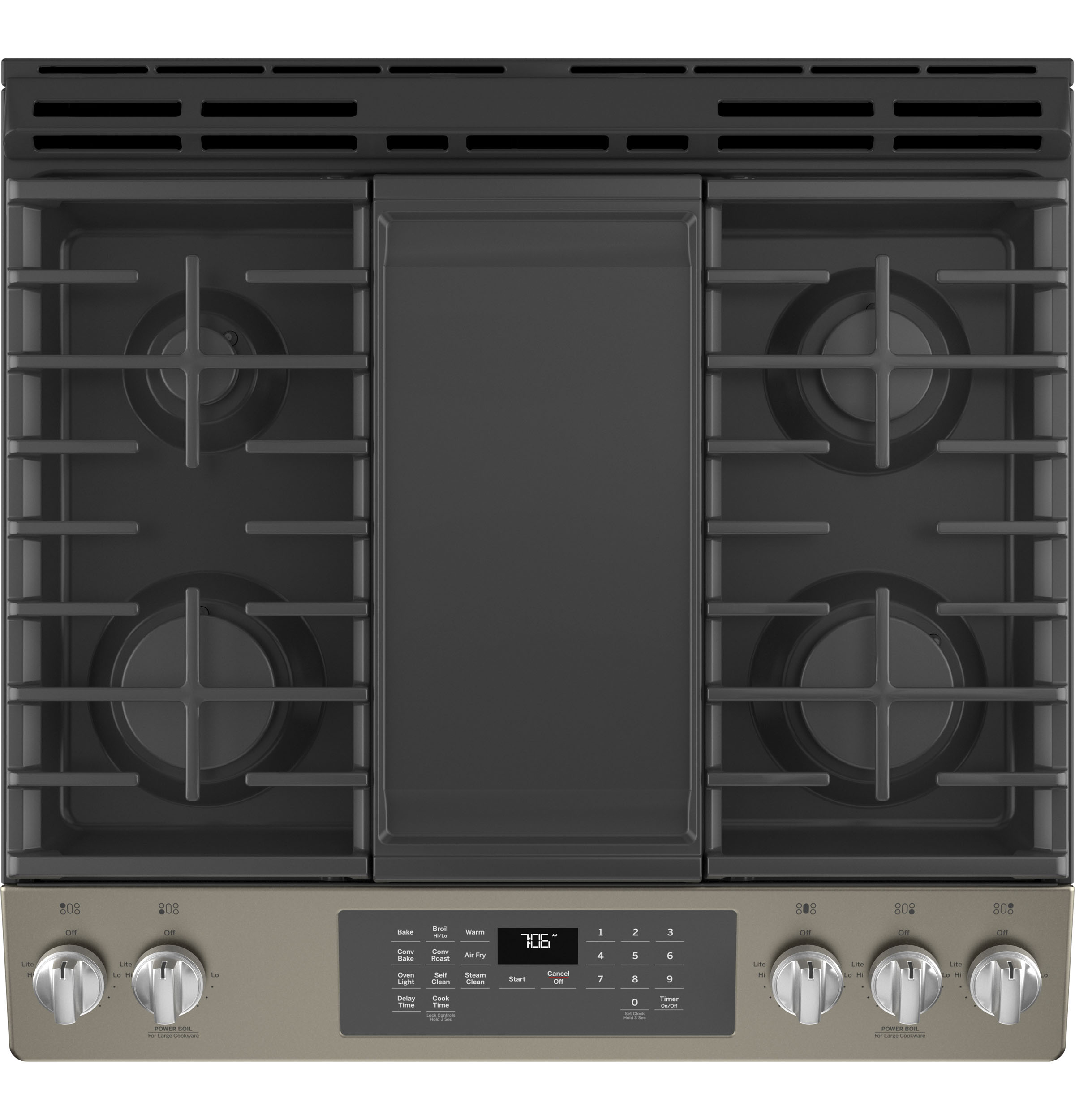 GE JGS760EPES GE® 30" SlideIn FrontControl Convection Gas Range