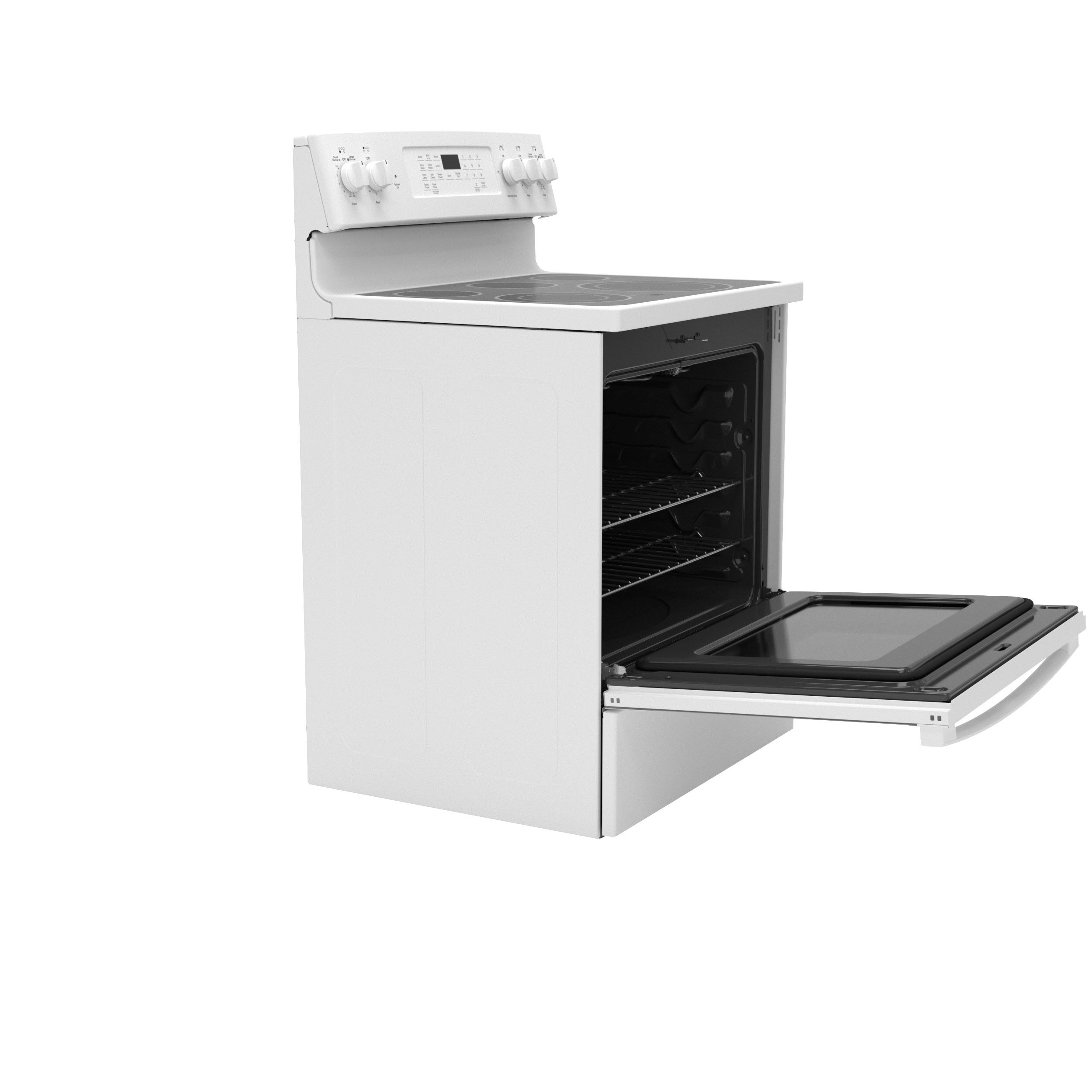 GE JB735DPWW GE 30" FreeStanding Electric Convection Range with No Preheat Air Fry