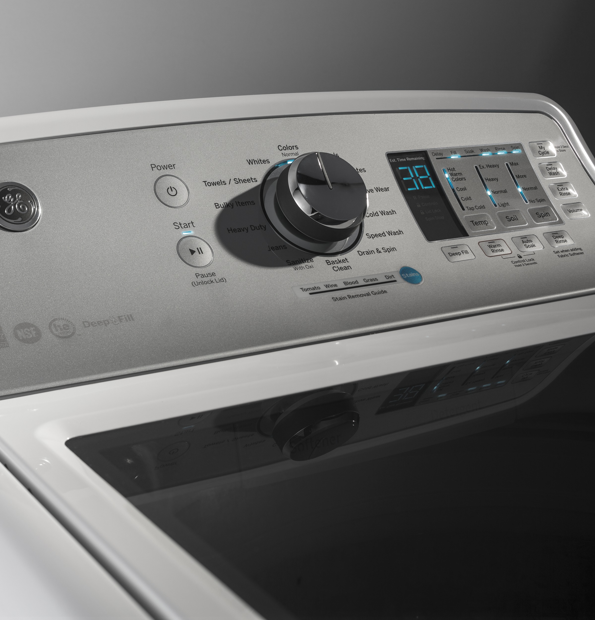 GE GTW685BSLWS GE® 4.5 cu. ft. Capacity Washer with Stainless Steel