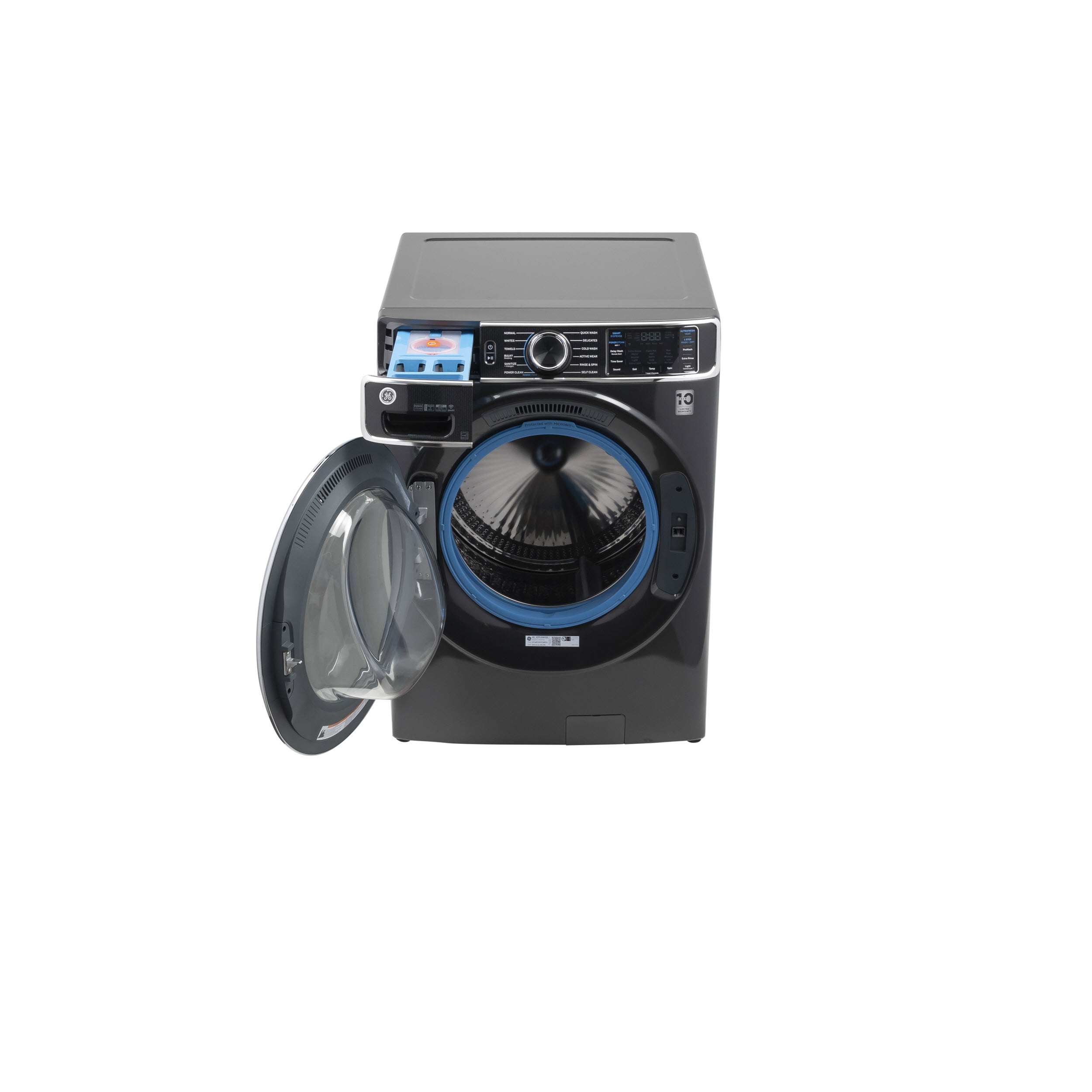 GE GFW850SPNDG GE® 5.0 cu. ft. Capacity Smart Front Load ENERGY