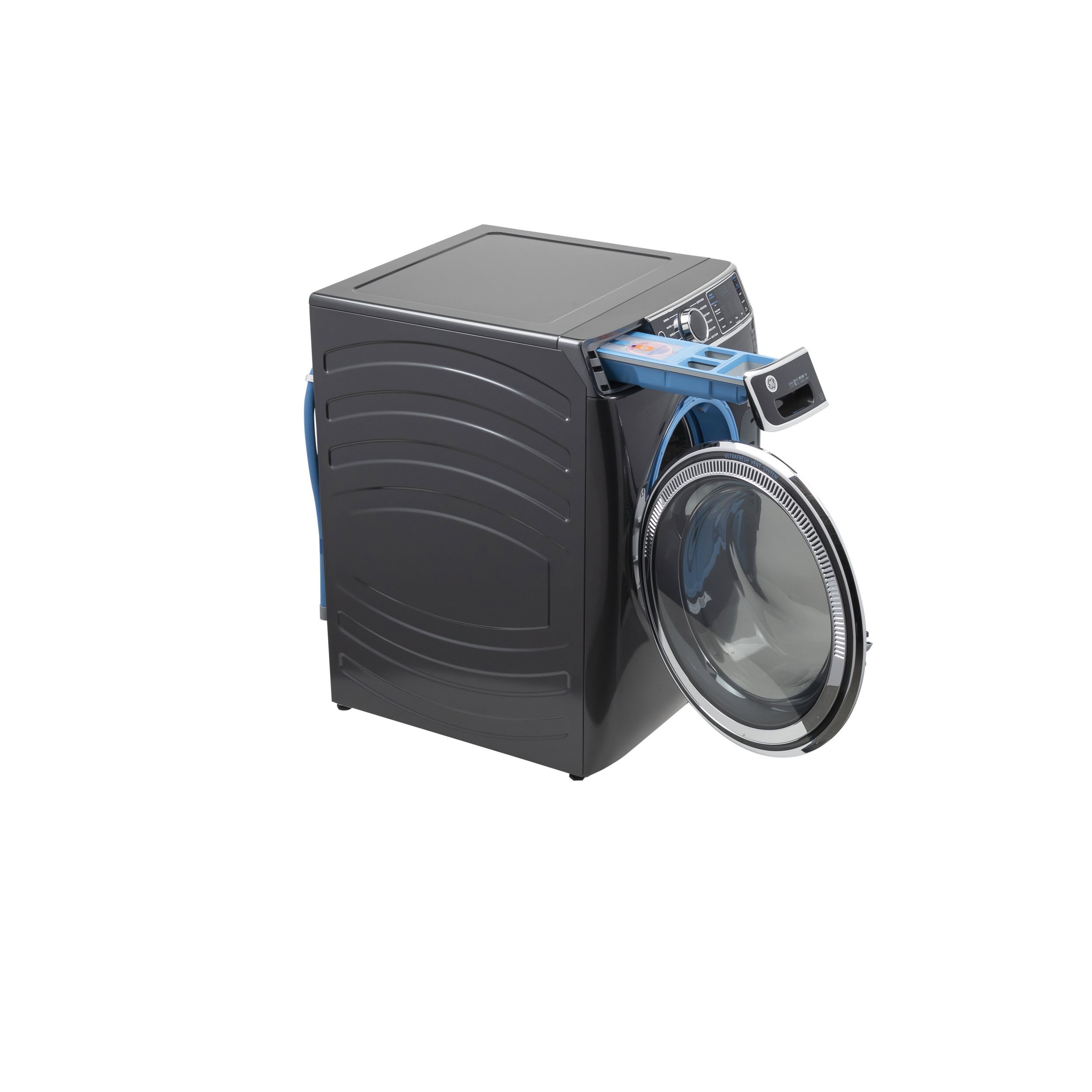 GE GFW850SPNDG GE® 5.0 cu. ft. Capacity Smart Front Load ENERGY