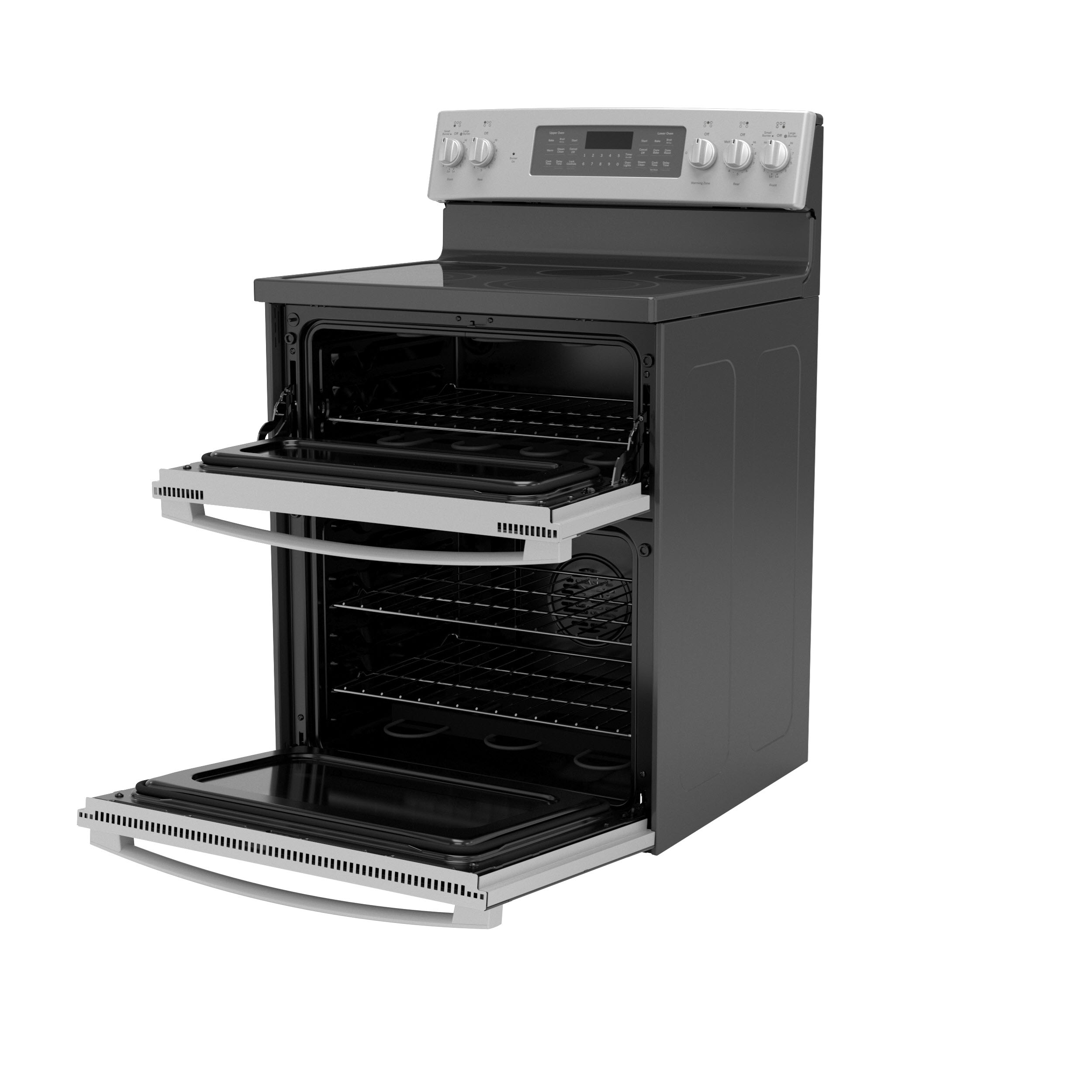 GE 30 in. 6.6 cu. ft. Freestanding Double Oven Electric Range in