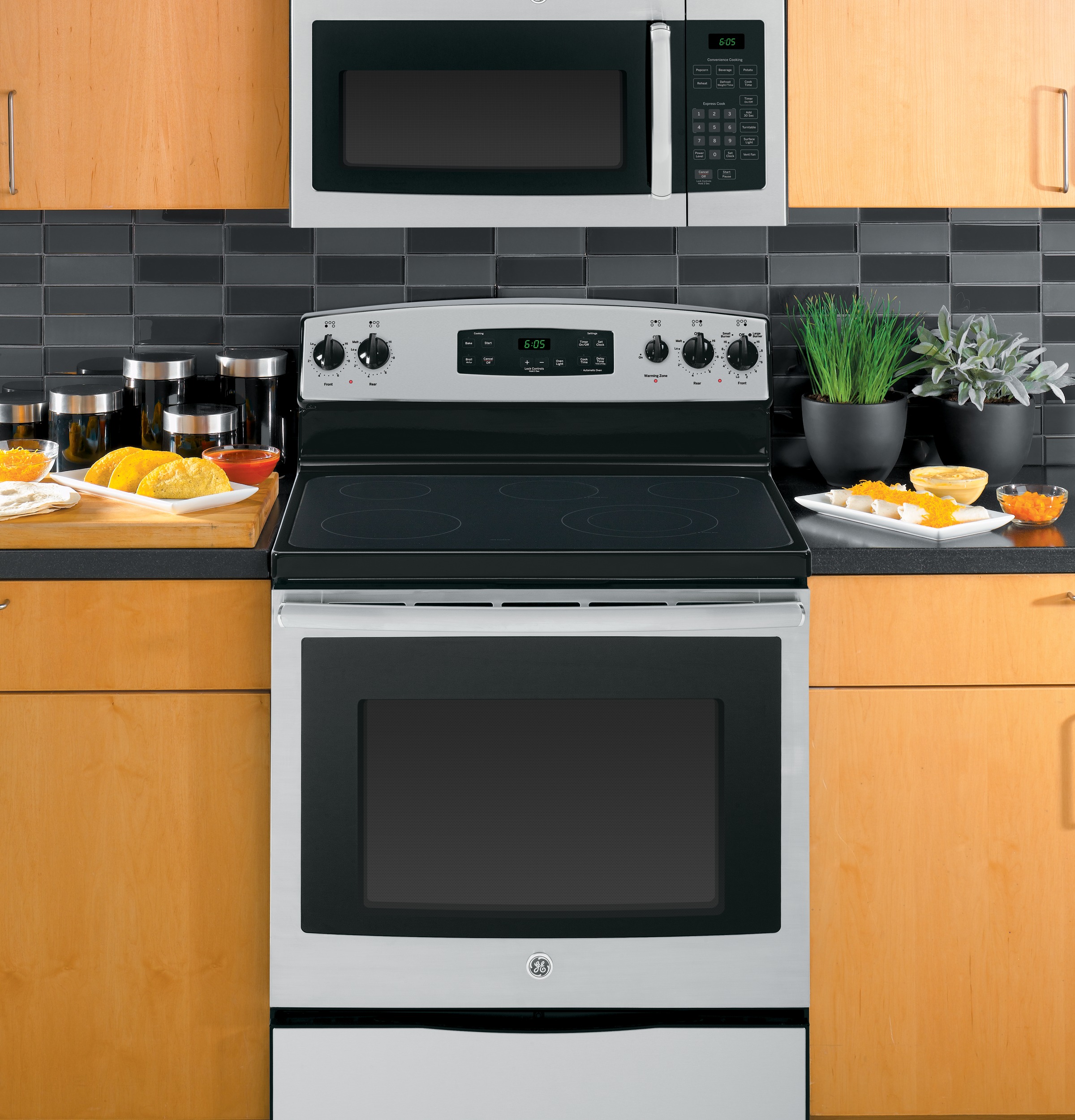 GE JVM3160RFSS GE® 1.6 Cu. Ft. OvertheRange Microwave Oven