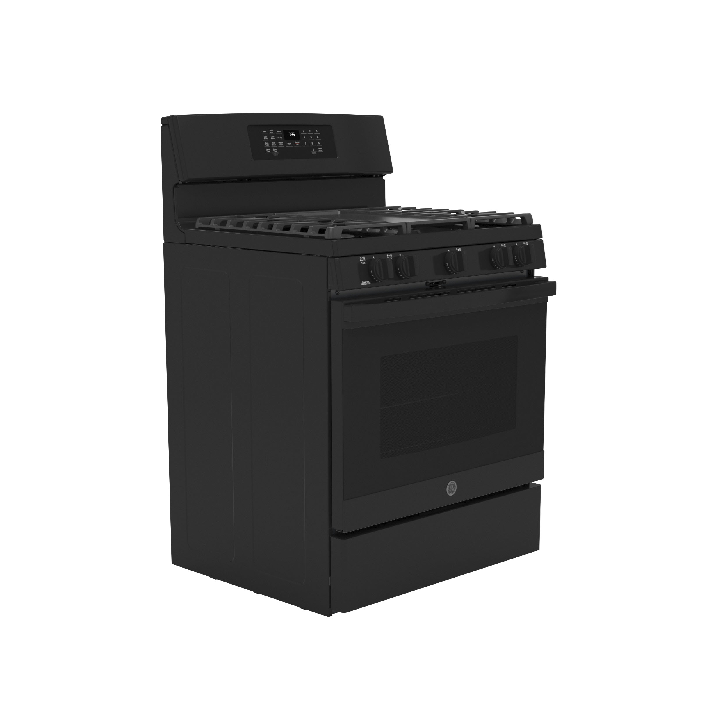 GE JGB735DPBB GE® 30" FreeStanding Gas Convection Range with No