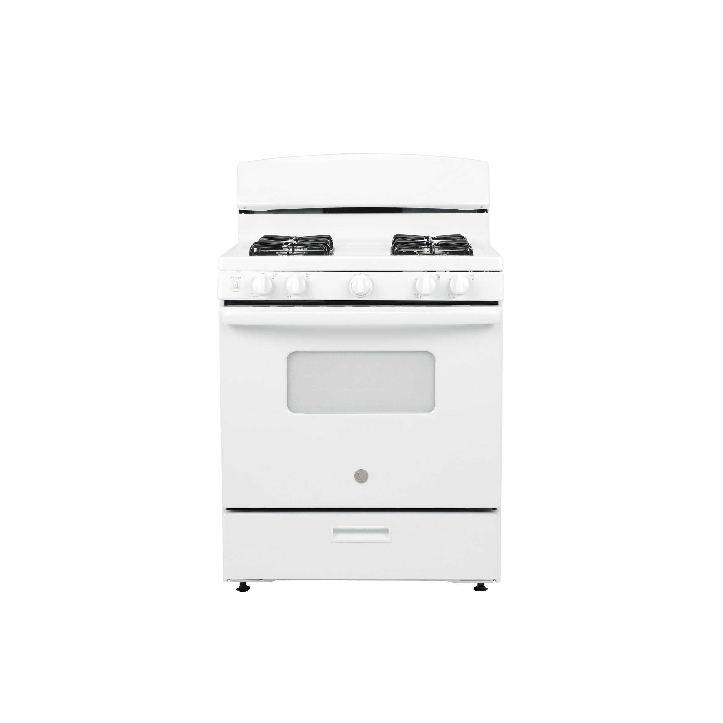 GE JGBS10DEMWW GE® 30" FreeStanding Front Control Gas Range
