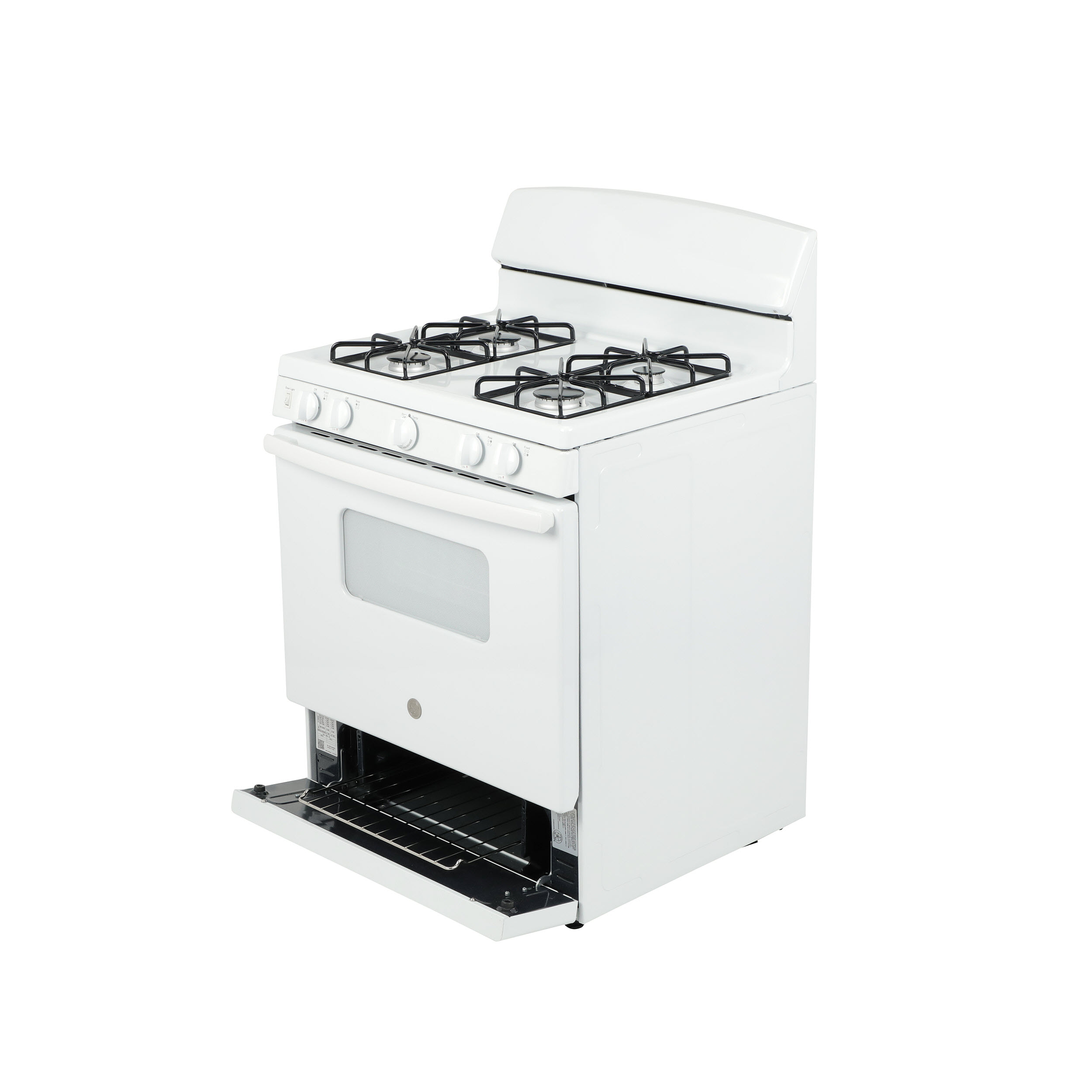 GE JGBS10DEMWW GE® 30" FreeStanding Front Control Gas Range
