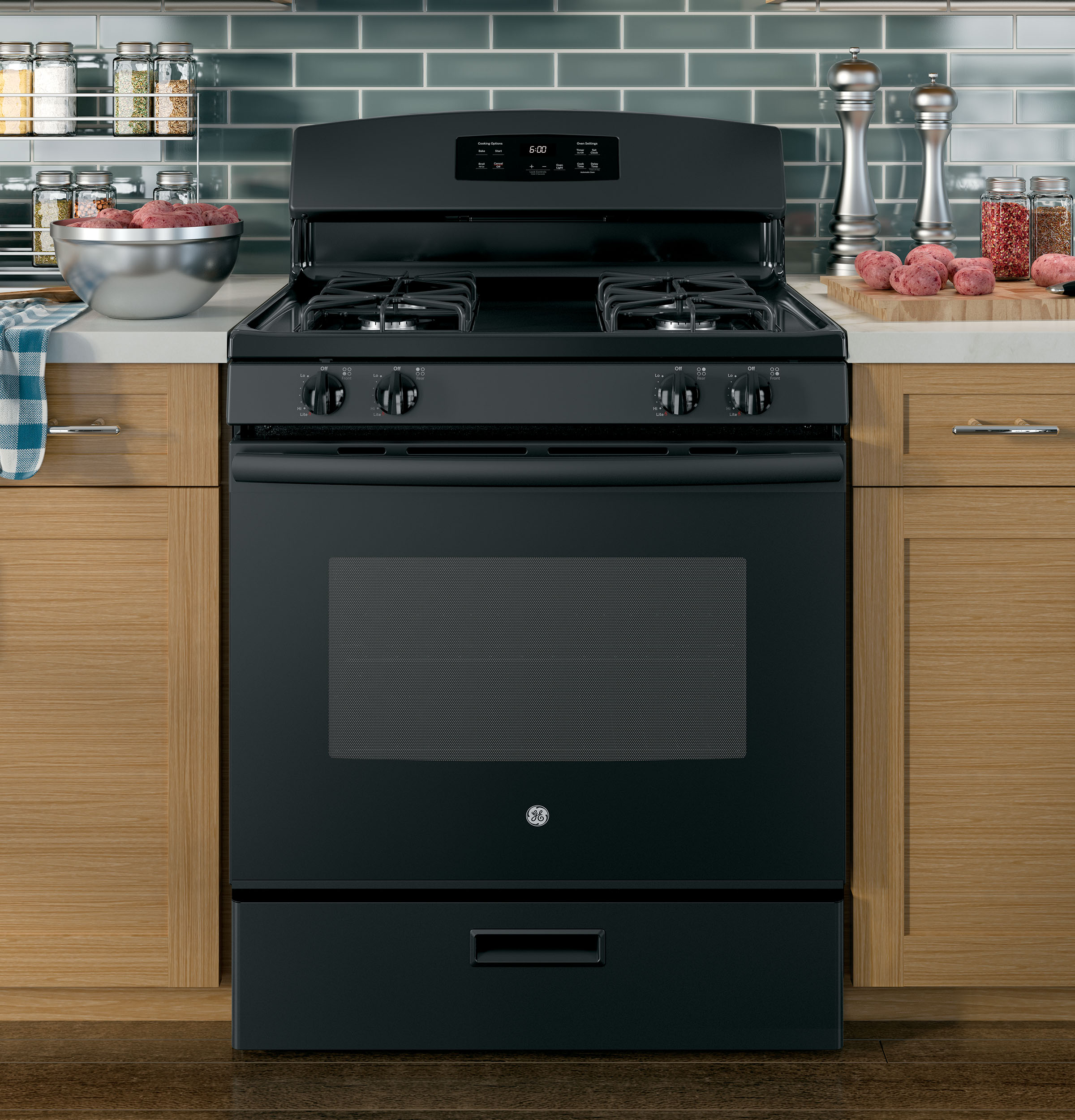 GE JGBS60DEKBB GE® 30" FreeStanding Gas Range Albo Appliance in
