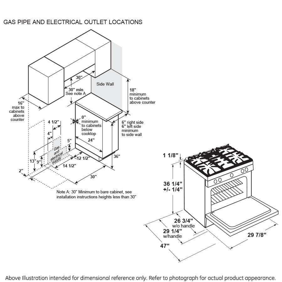 GE JGSS66EELES GE® 30" SlideIn Front Control Gas Range Albo