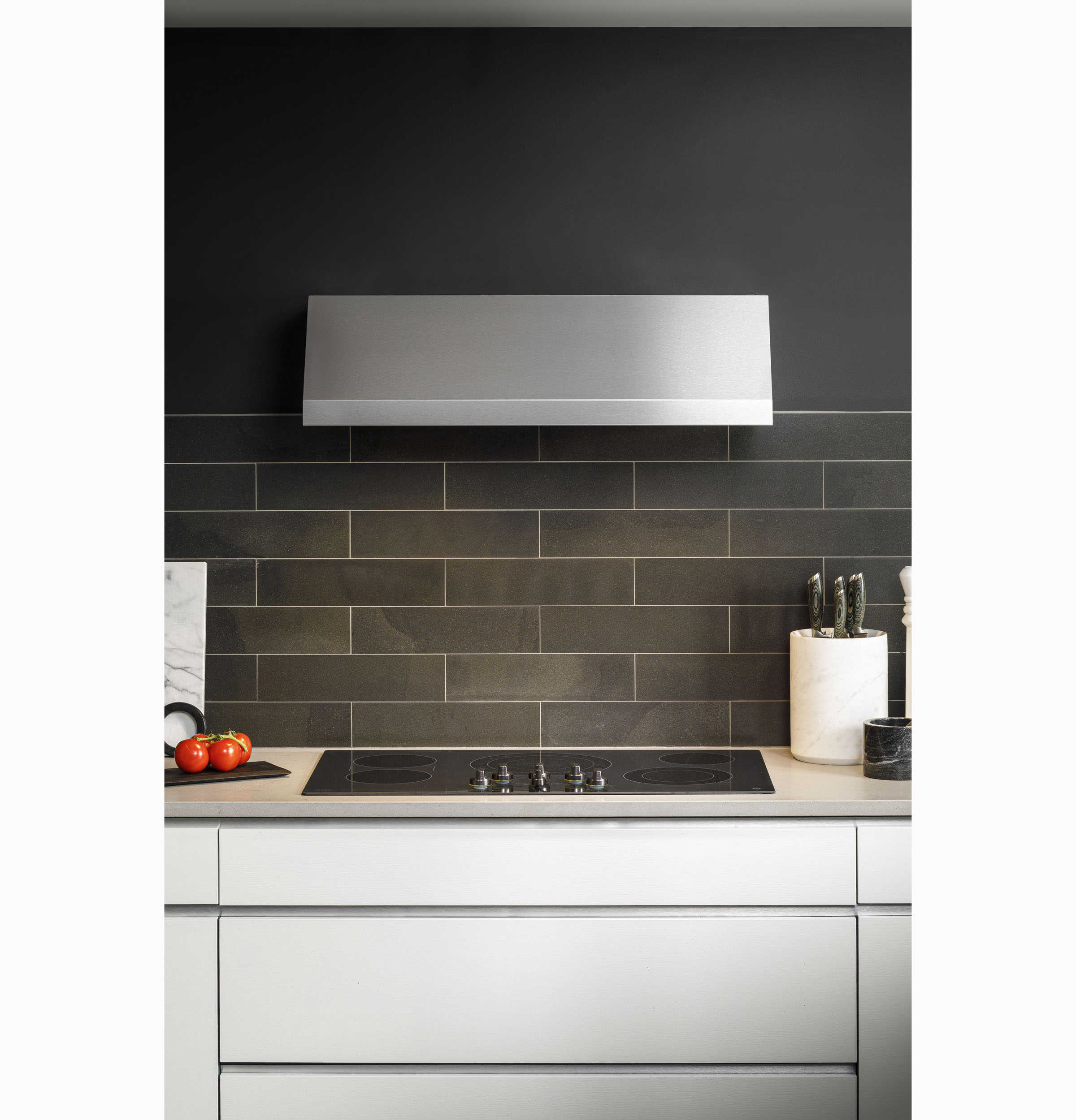 GE Profile - UVW8364SPSS - 36” Designer Wall Mount Hood w/ Dimmable LED  Lighting-UVW8364SPSS | J B Zimmerman