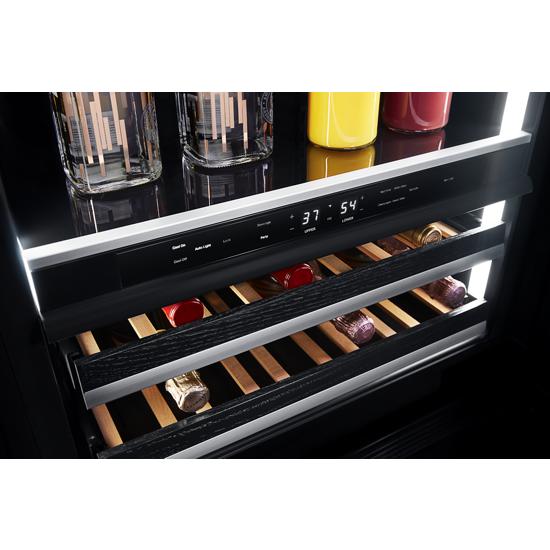 Model: JUBFR242HL | Jenn-Air RISE™ 24" Built-In Undercounter Beverage Center, Right Swing