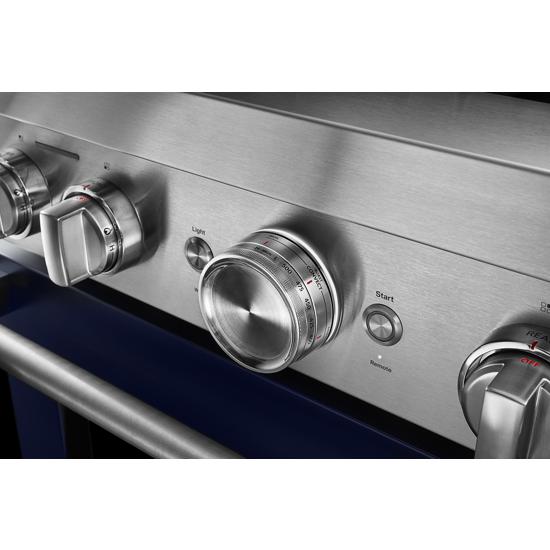 Model: KFDC500JIB | KitchenAid KitchenAid® 30'' Smart Commercial-Style Dual Fuel Range with 4 Burners