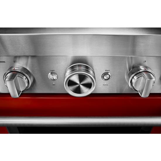 Model: KFDC500JSC | KitchenAid KitchenAid® 30'' Smart Commercial-Style Dual Fuel Range with 4 Burners