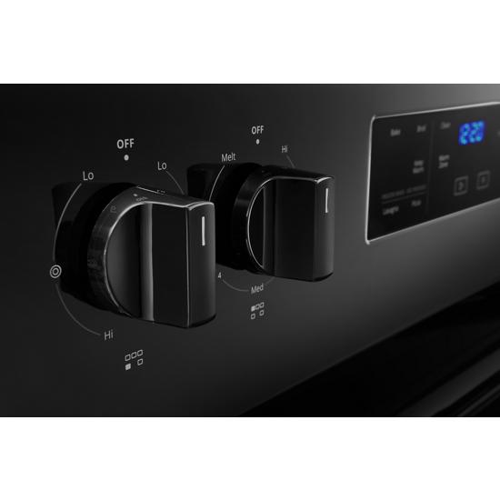 Model: WFE525S0JB | Whirlpool 5.3 cu. ft. Whirlpool® electric range with Frozen Bake™ technology