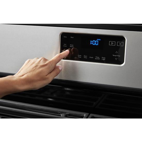 Model: WFG515S0JS | Whirlpool 5.0 cu. ft. Whirlpool® gas range with SpeedHeat™ burner
