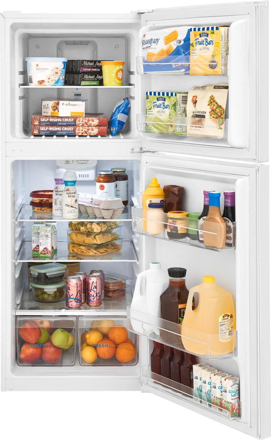 Model: FFET1222UW | Frigidaire 12 Cu. Ft. Garage Ready Top Freezer Apartment-Size Refrigerator