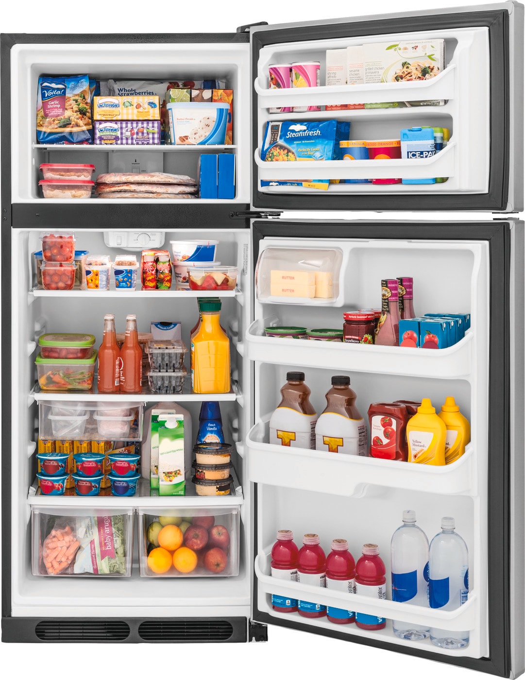 Model: FFHT1621TS | Frigidaire 16.3 Cu. Ft. Top Freezer Refrigerator