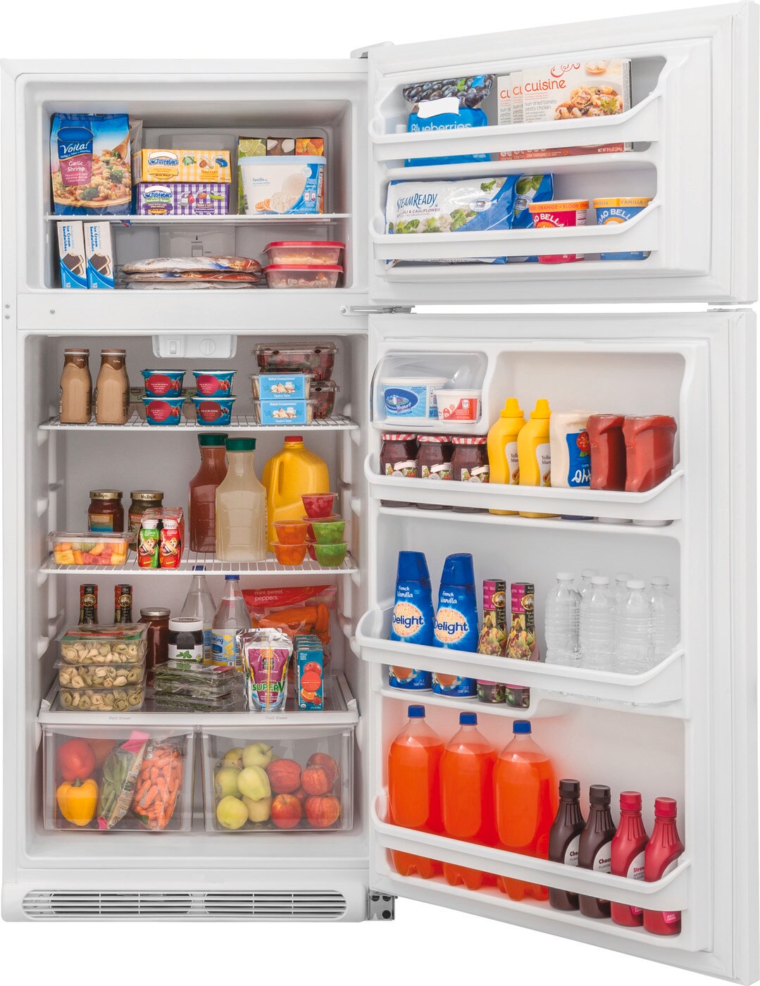 Model: FFTR1814TW | Frigidaire 18 Cu. Ft. Top Freezer Refrigerator