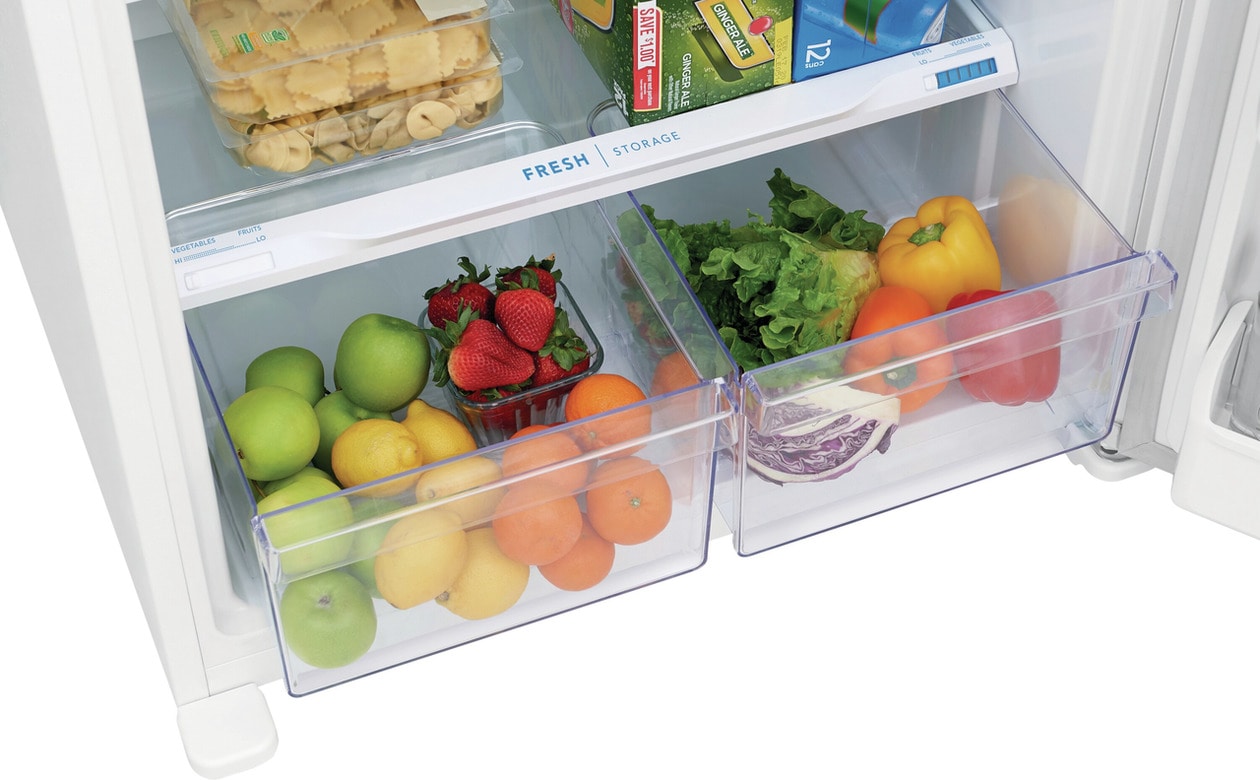 Model: FFHT1814WW | Frigidaire 18 Cu. Ft. Garage Ready Top Freezer Refrigerator