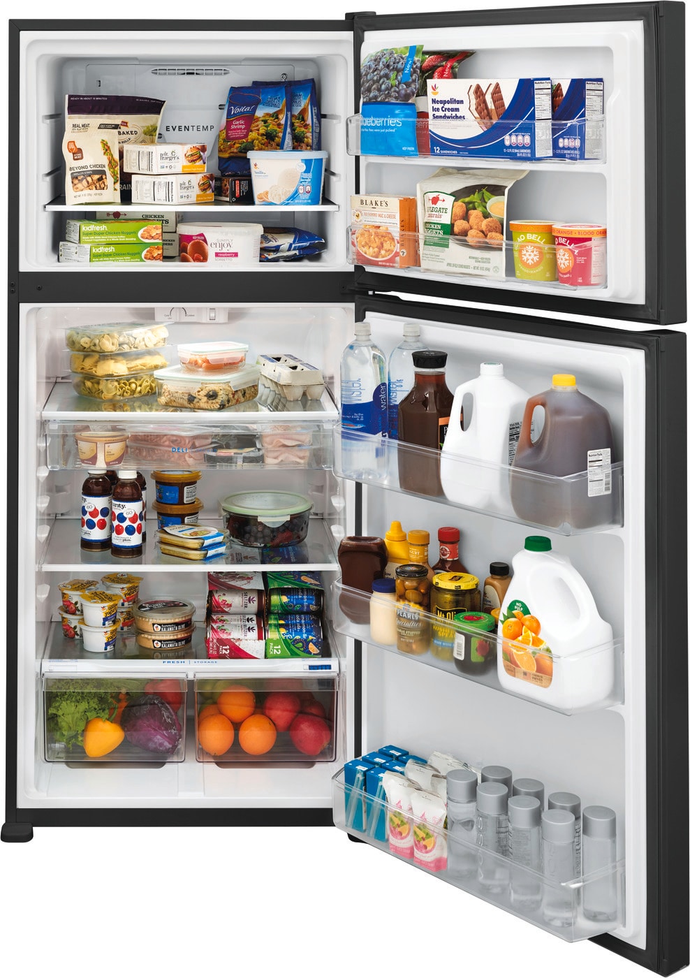Model: FFTR2045VB | Frigidaire 20.0 Cu. Ft. Top Freezer Refrigerator